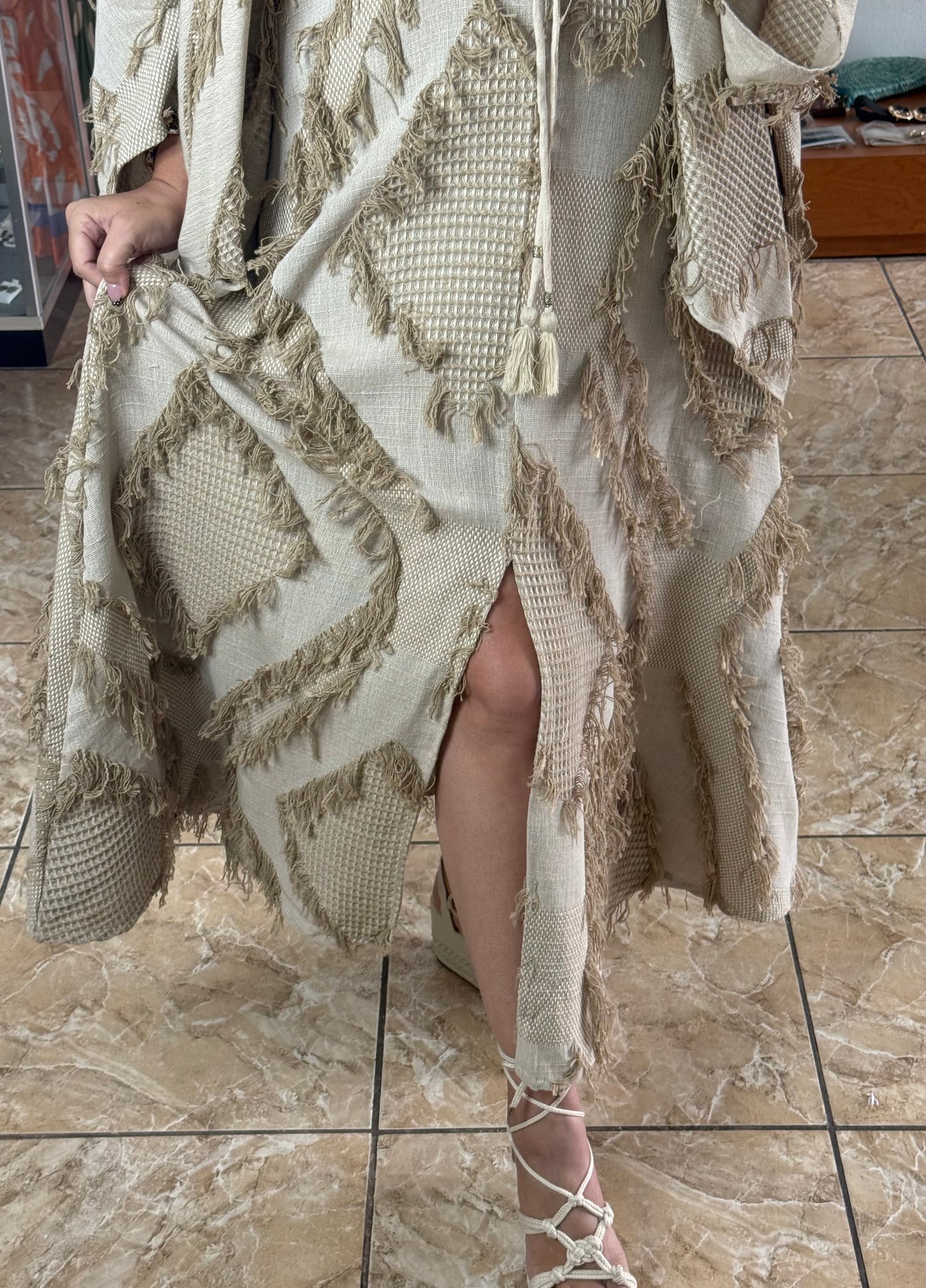 OS Halter Dress & Kimono Set (NO RETURNS OR EXCHANGE)