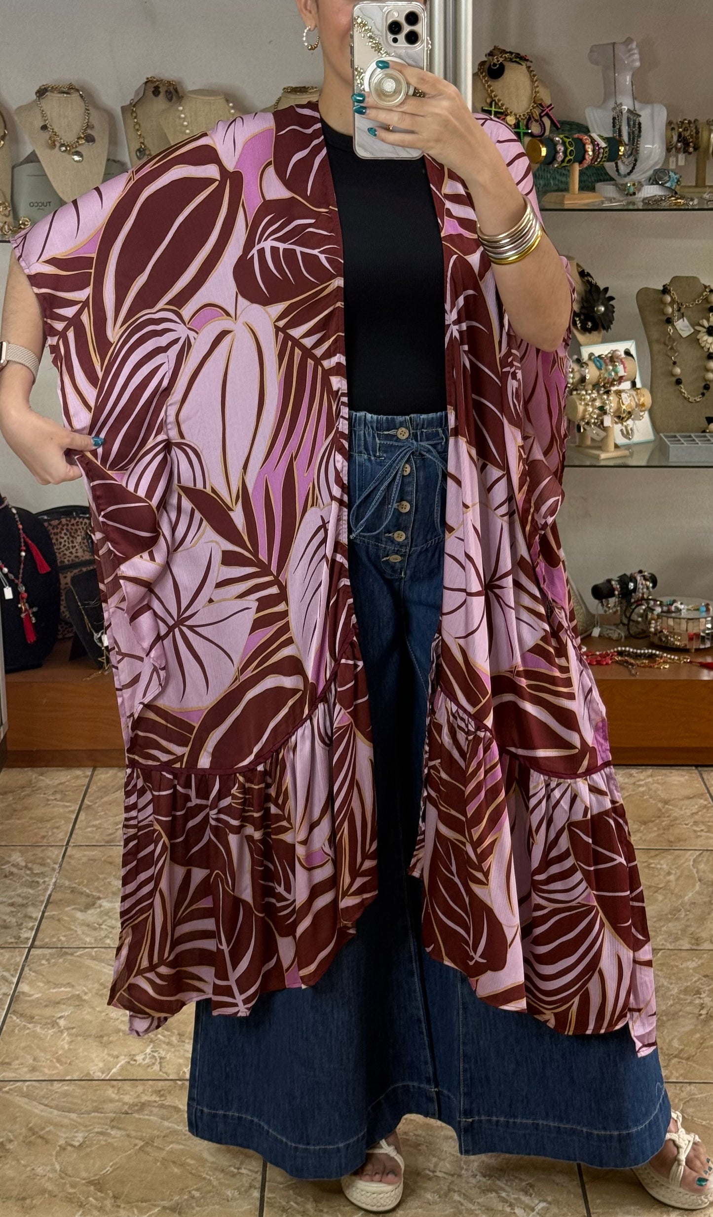 Leaves Coverup (FINAL SALE)
