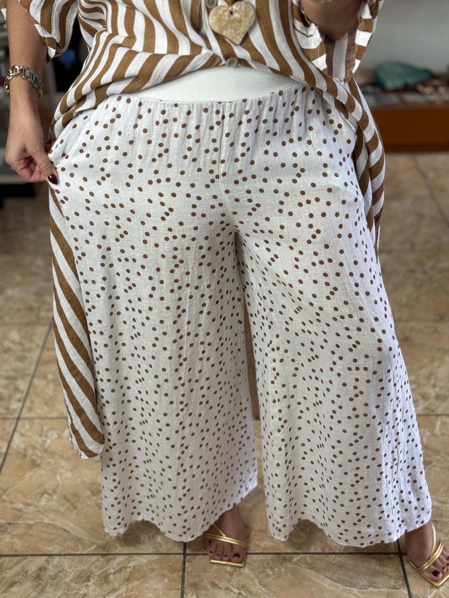 Stripes/Polkadots OS Linen Set (NO RETURNS OR EXCHANGE)