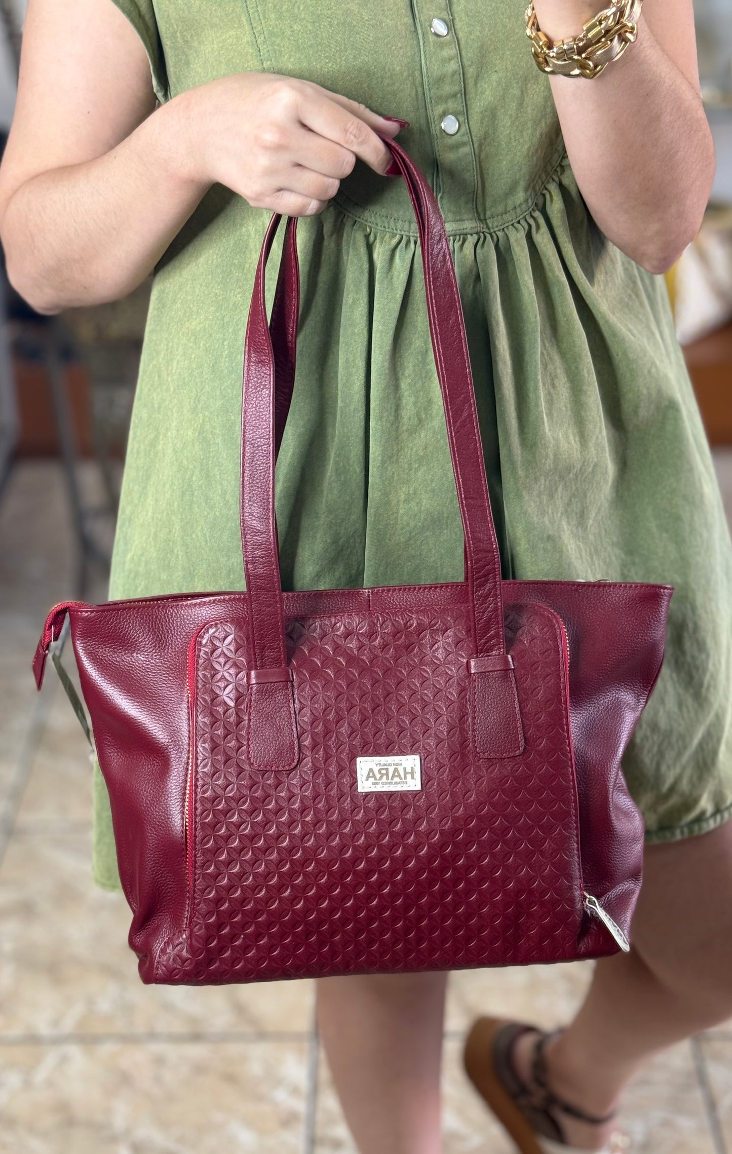 HARA Solid Leather Bag (FINAL SALE)