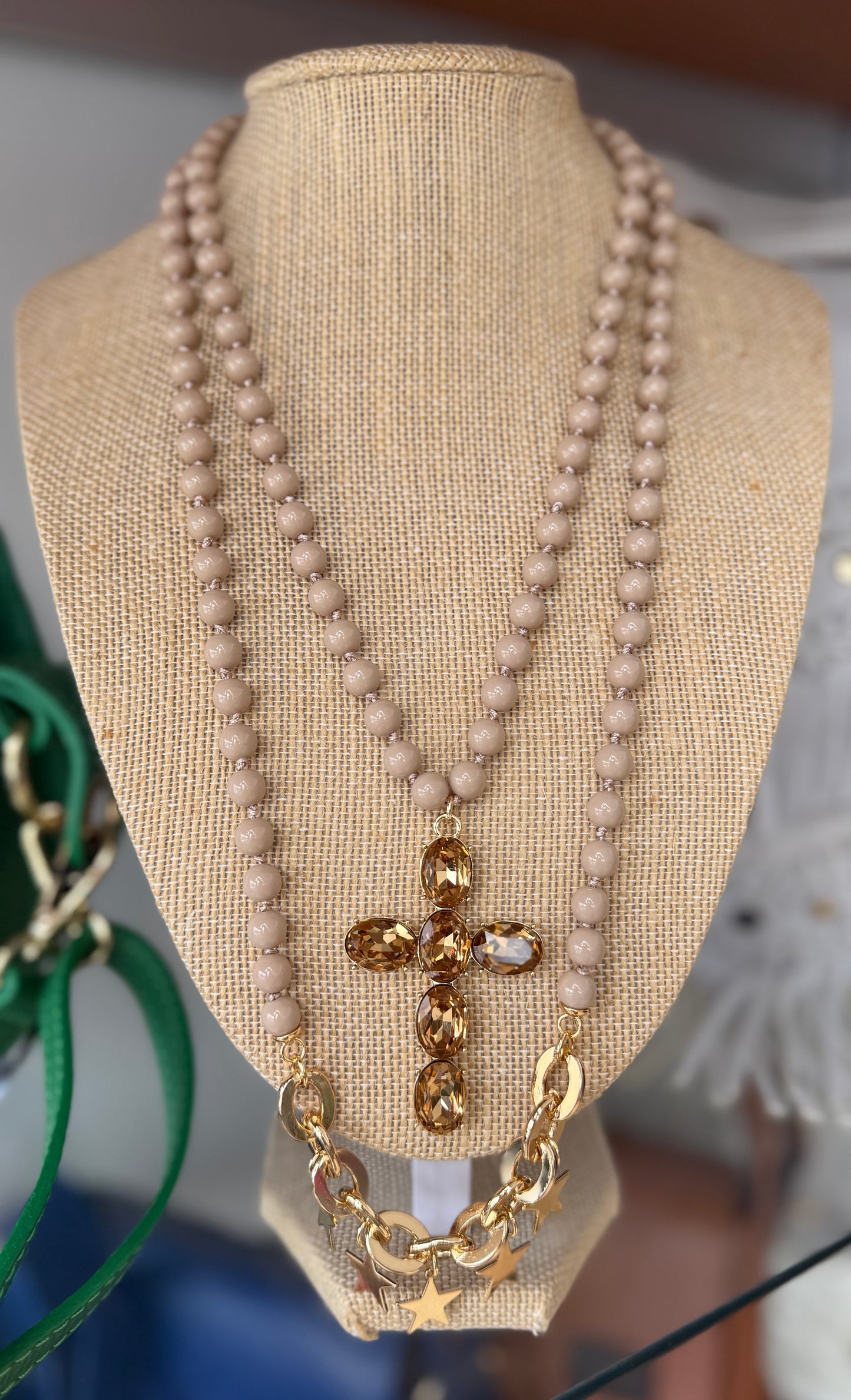 Cross and Stars Necklace (FINAL SALE)