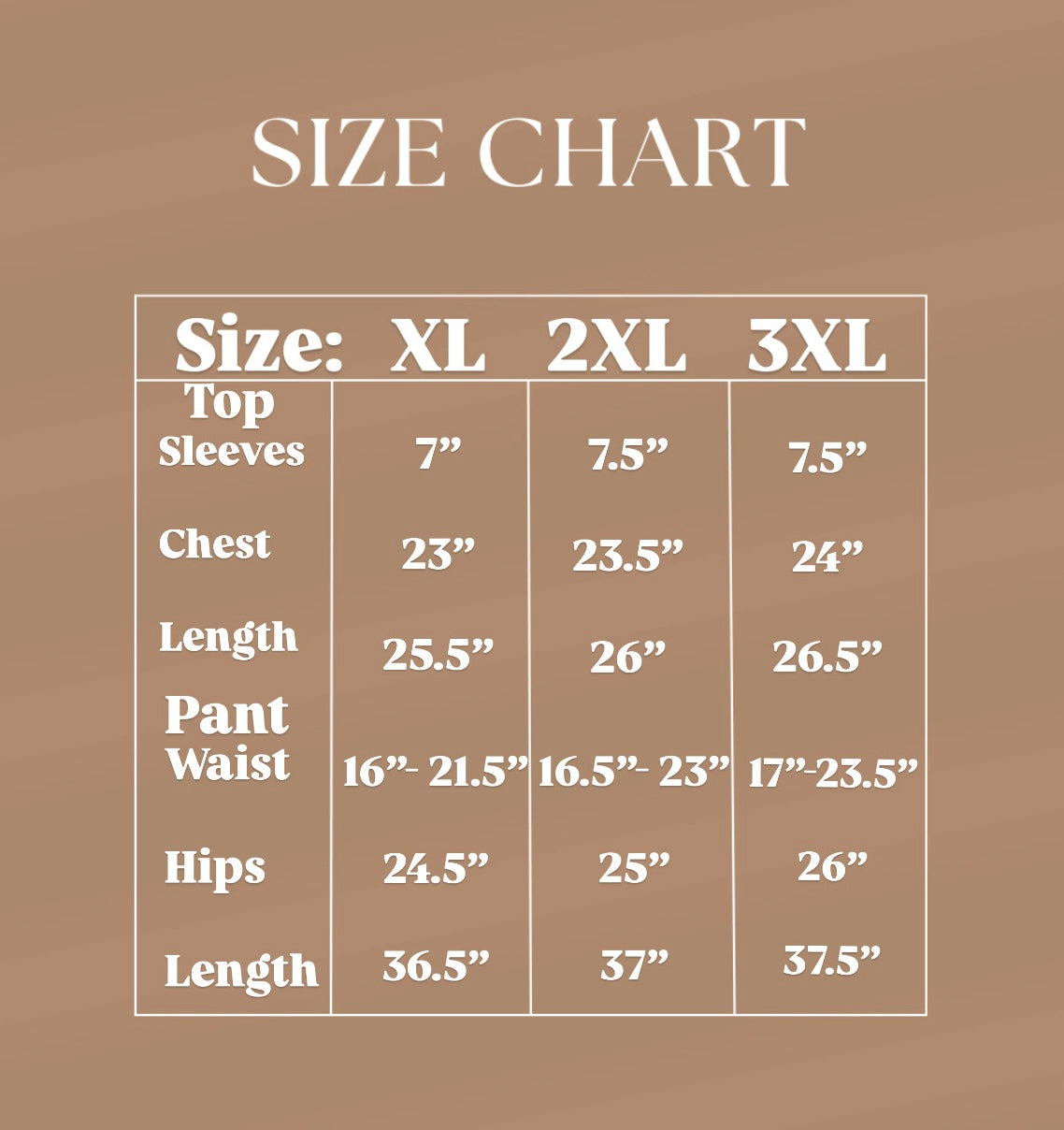 White Top and Pant Set (PLUS) (FINAL SALE)
