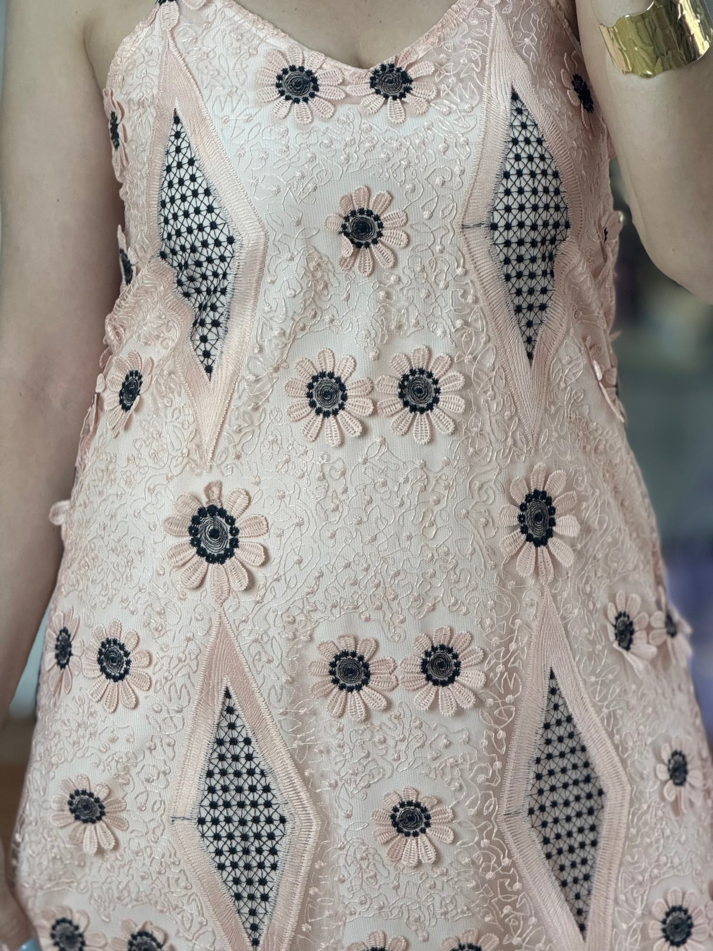 Pink and Black Floral Maxi Dress (FINAL SALE)