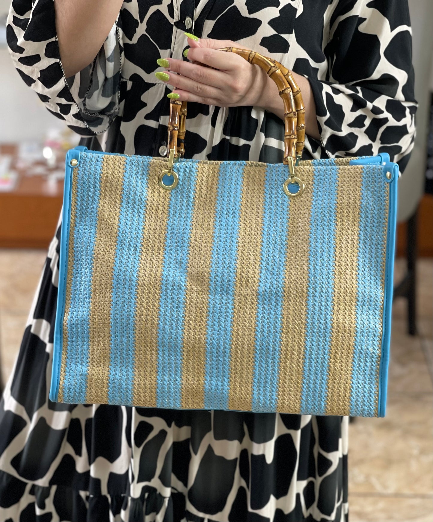 Rive Gauche Blue Bag