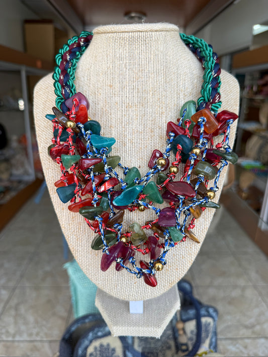 Kaleidoscope Cord Necklace (NO RETURNS OR EXCHANGE)