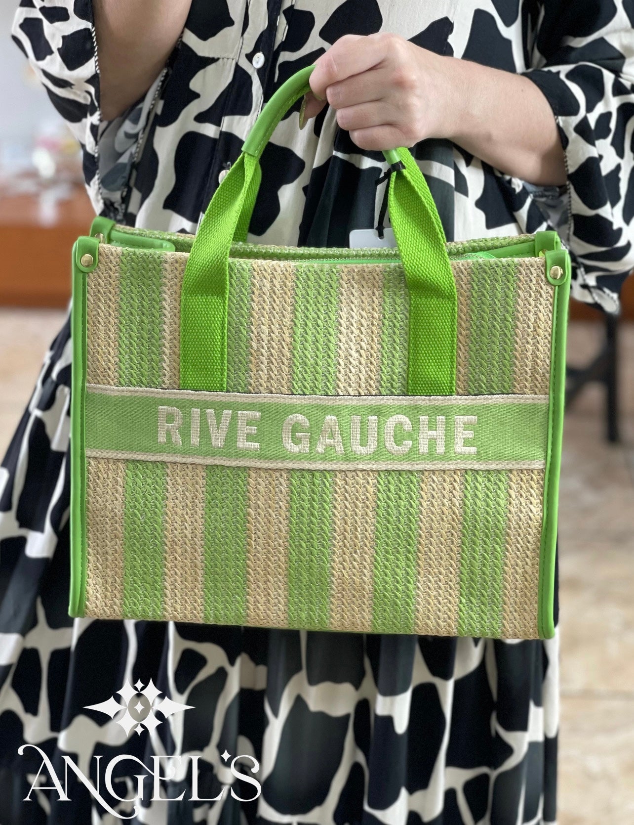 Rive Gauche Green Bag