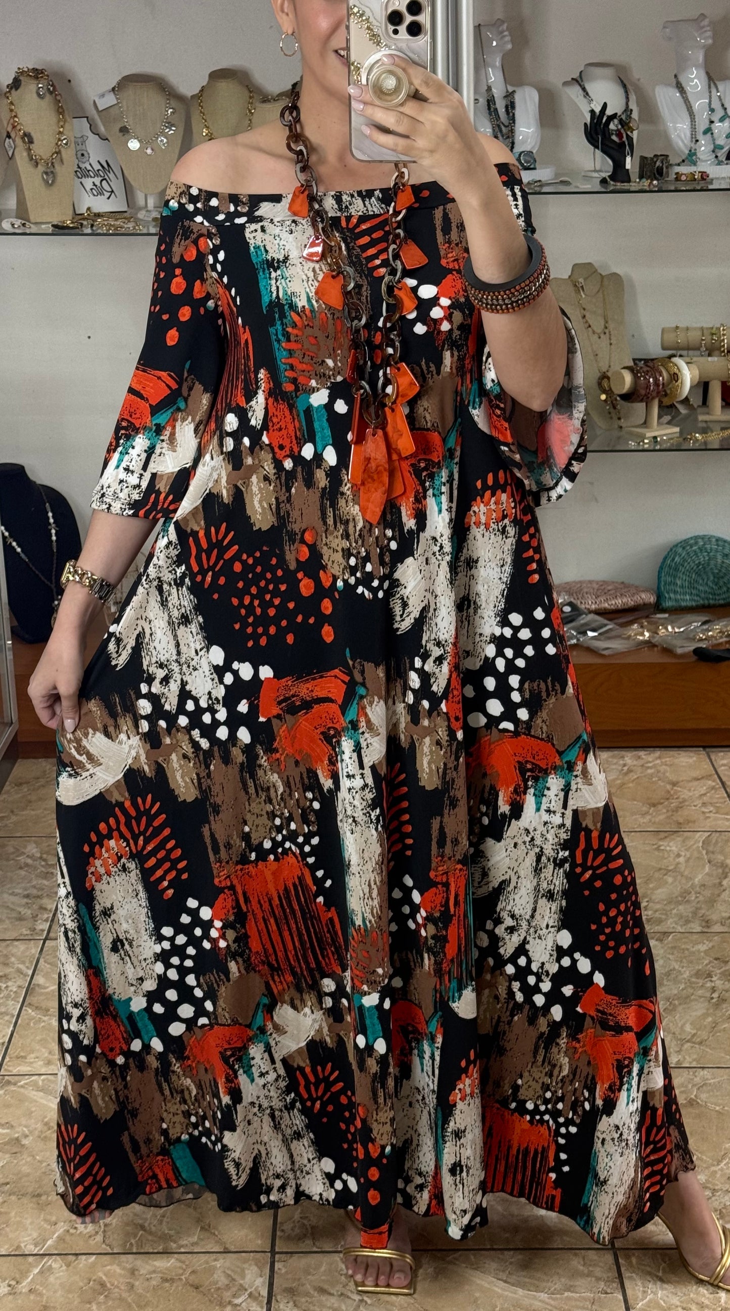 Marcela Maxi Dress by Pía Colors