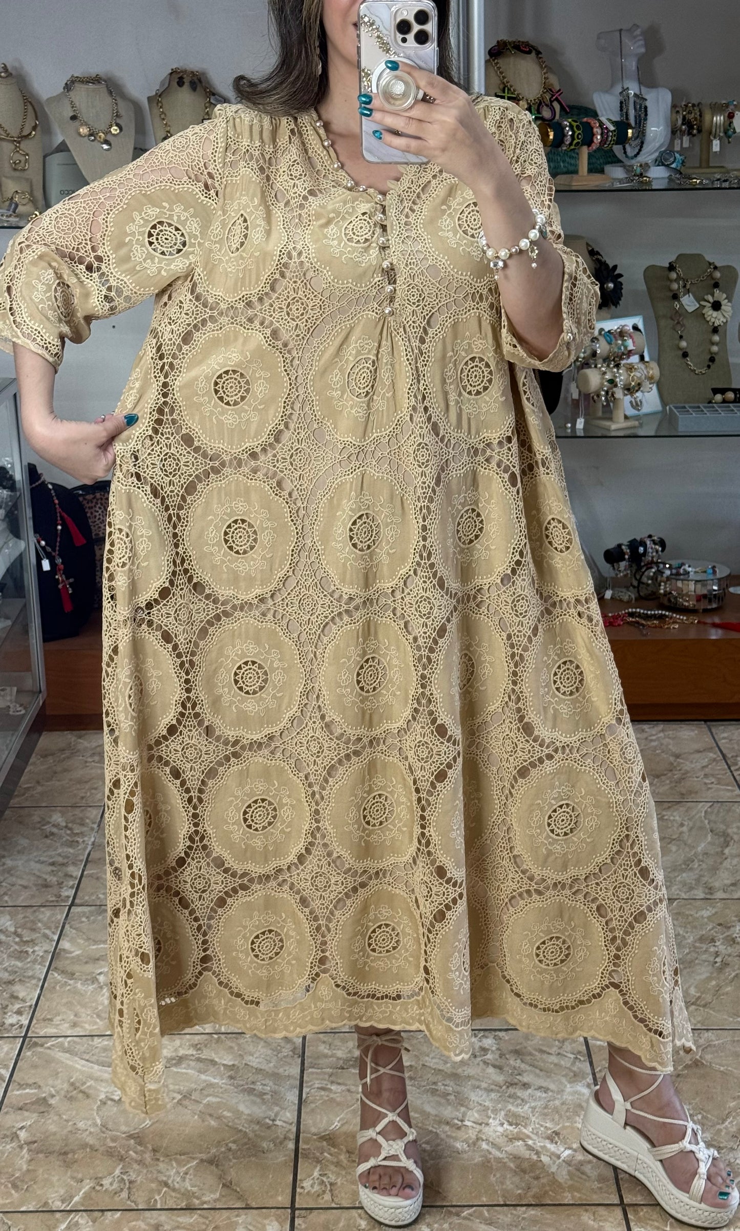 Charlotte OS Maxi Dress (FINAL SALE)