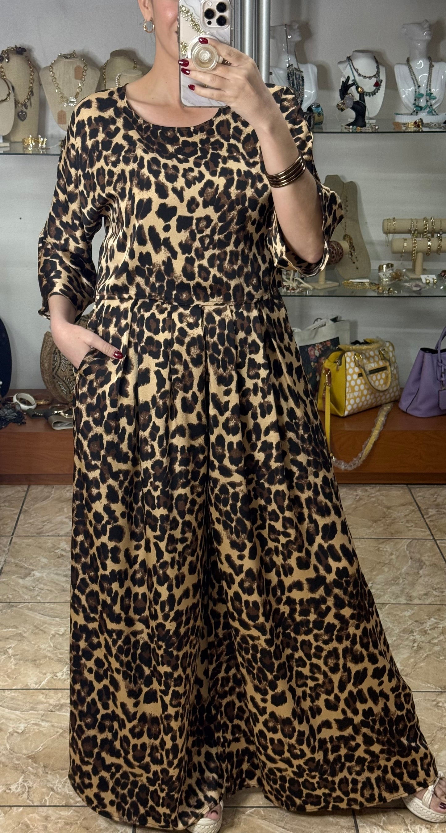 Leopard Top and Pant Set