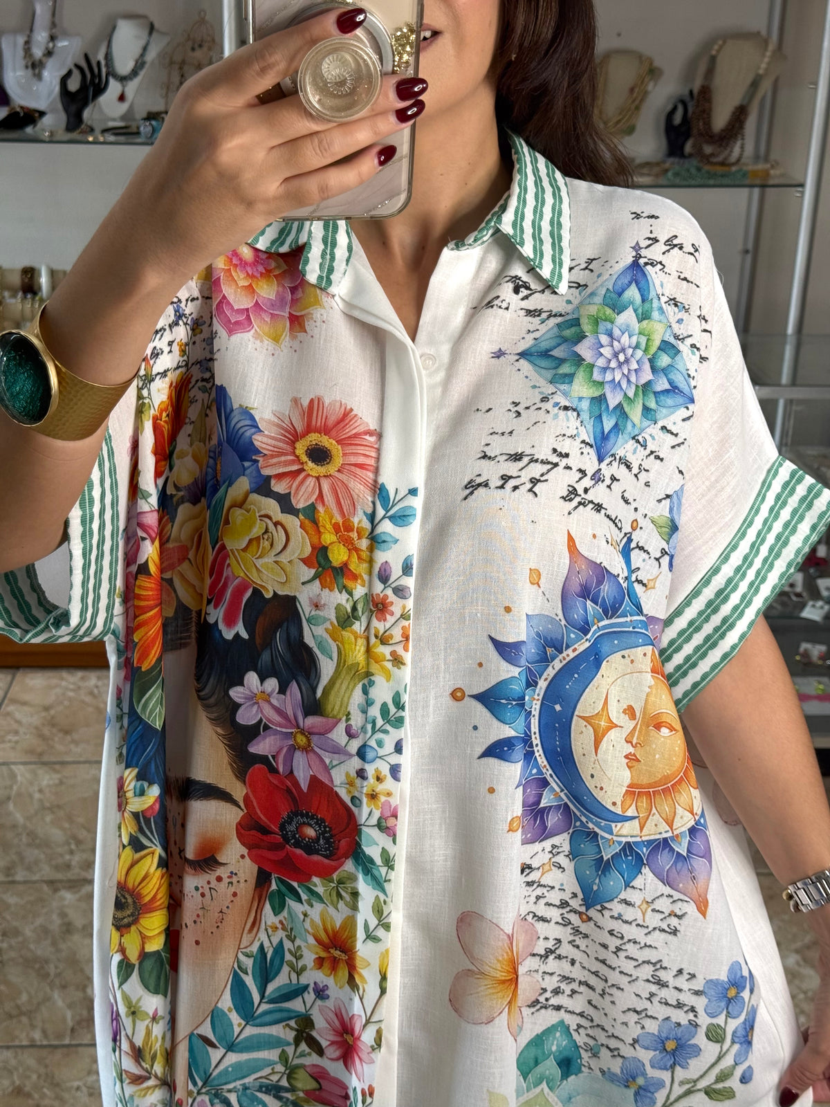 OS Frida, Sun & Moon Dress (NO RETURNS OR EXCHANGE)
