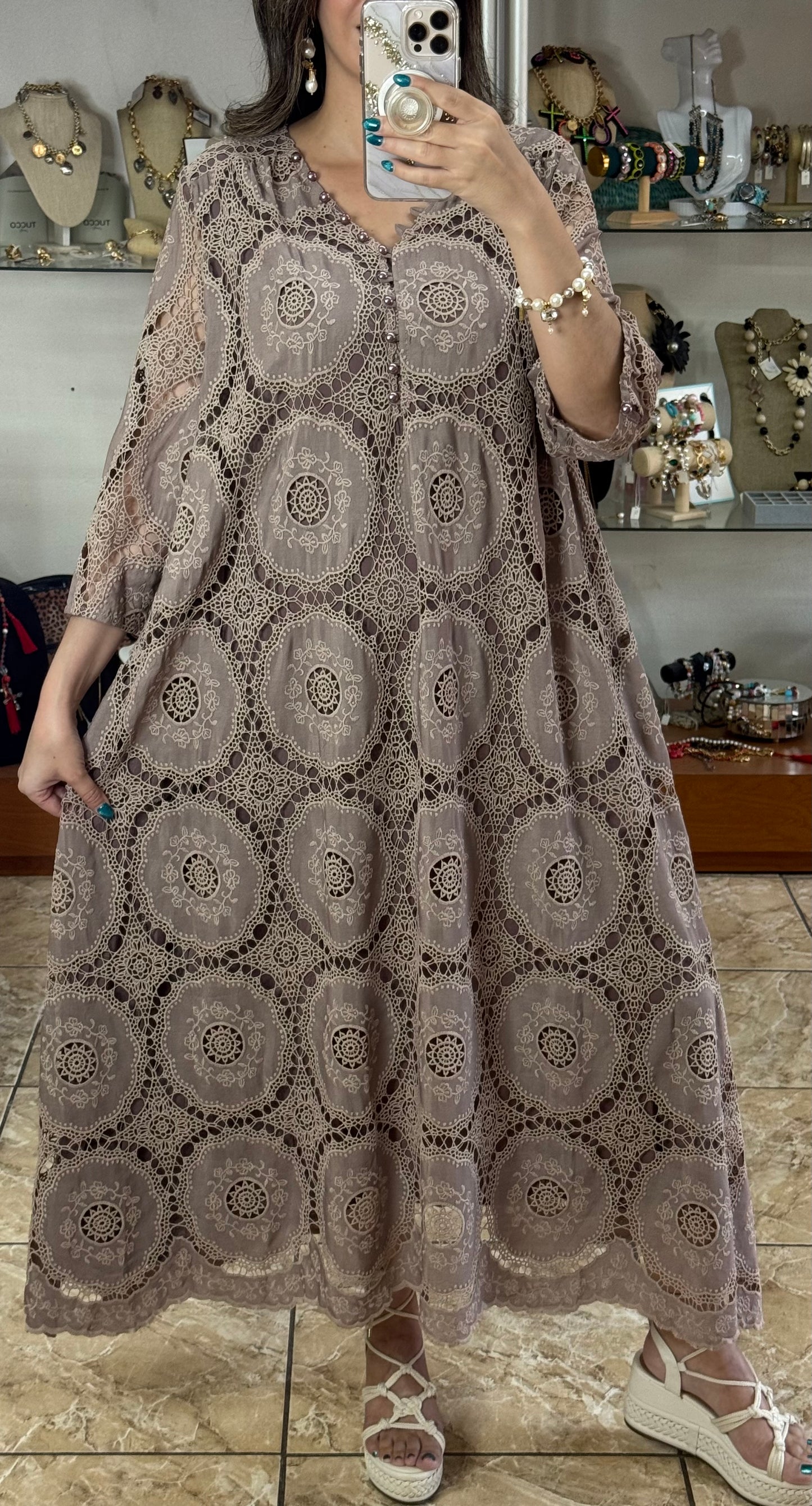 Charlotte OS Maxi Dress (FINAL SALE)