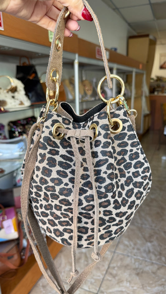 Leopard Bucket Bag (FINAL SALE)