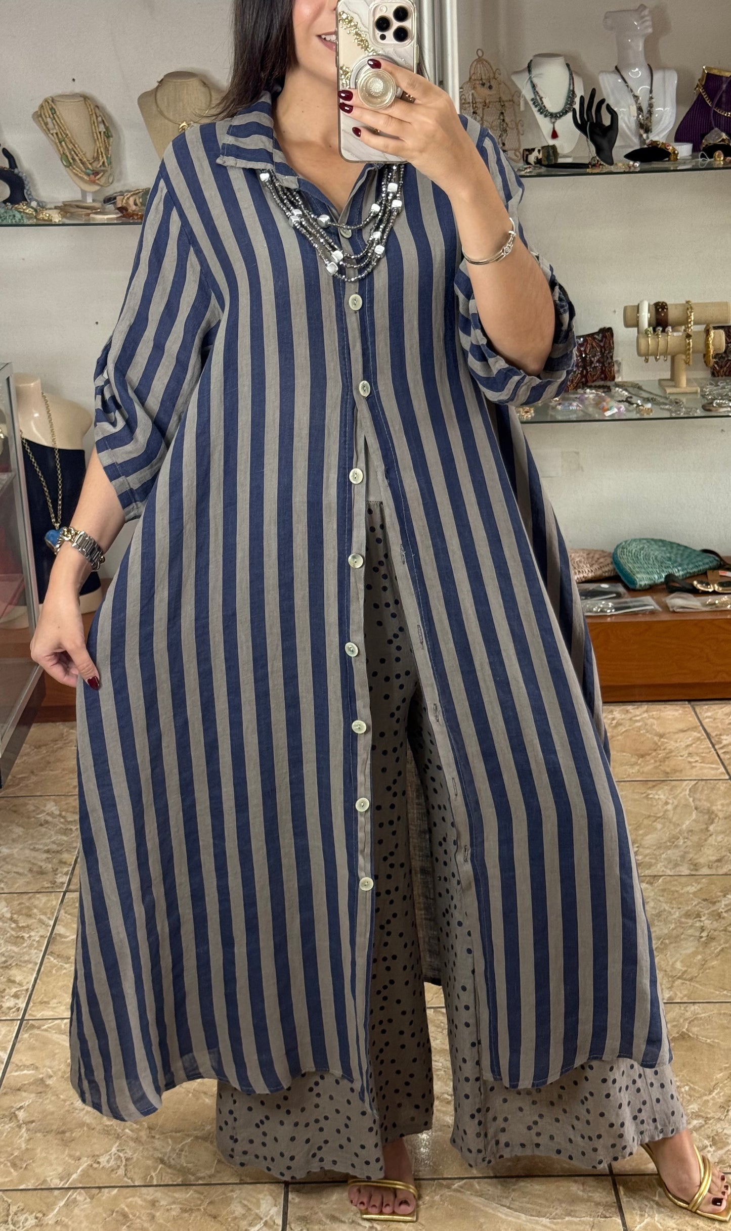 Stripes/Polkadots OS Linen Set (NO RETURNS OR EXCHANGE)