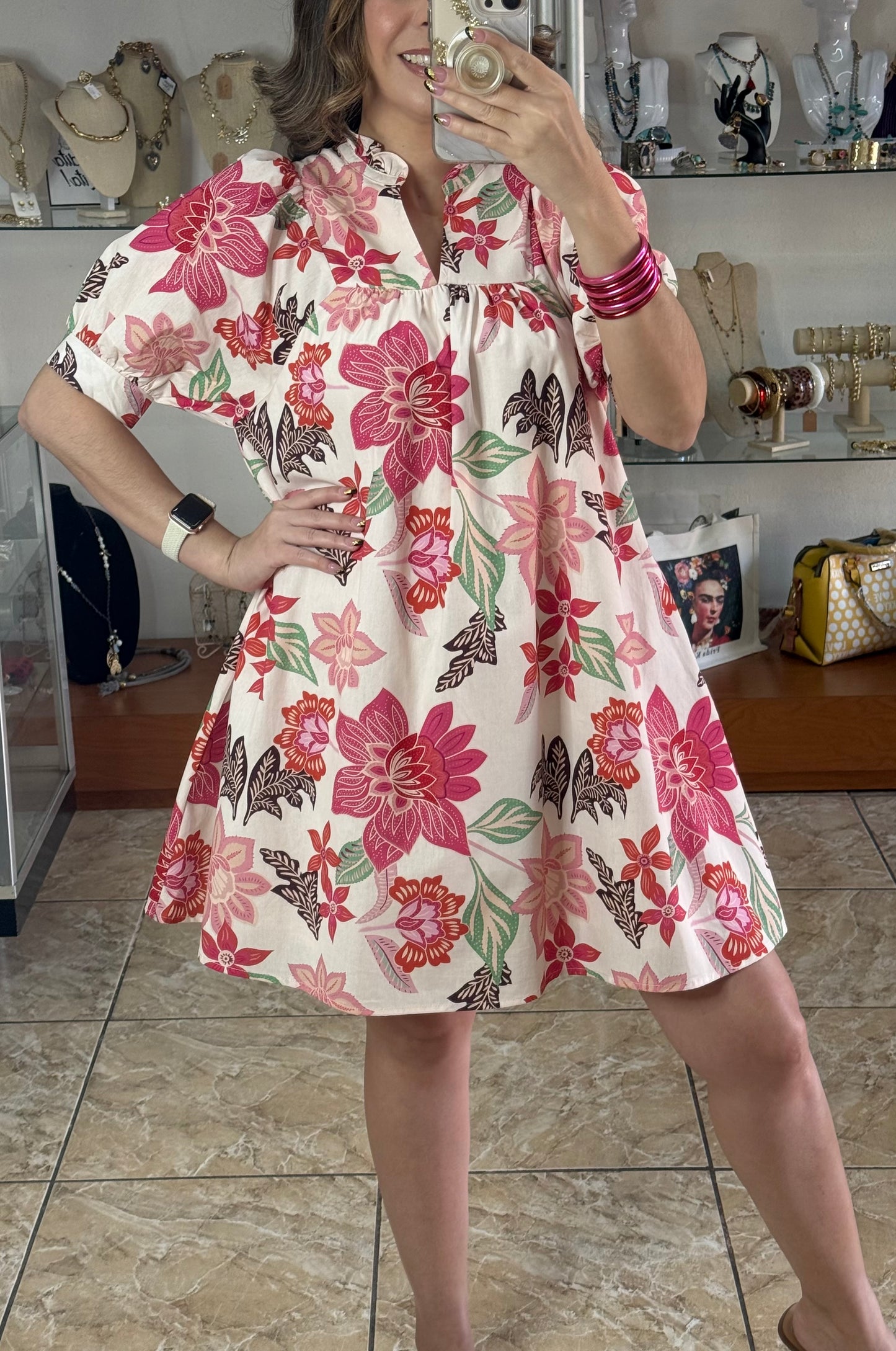Rose Mix Doll Dress (FINAL SALE)