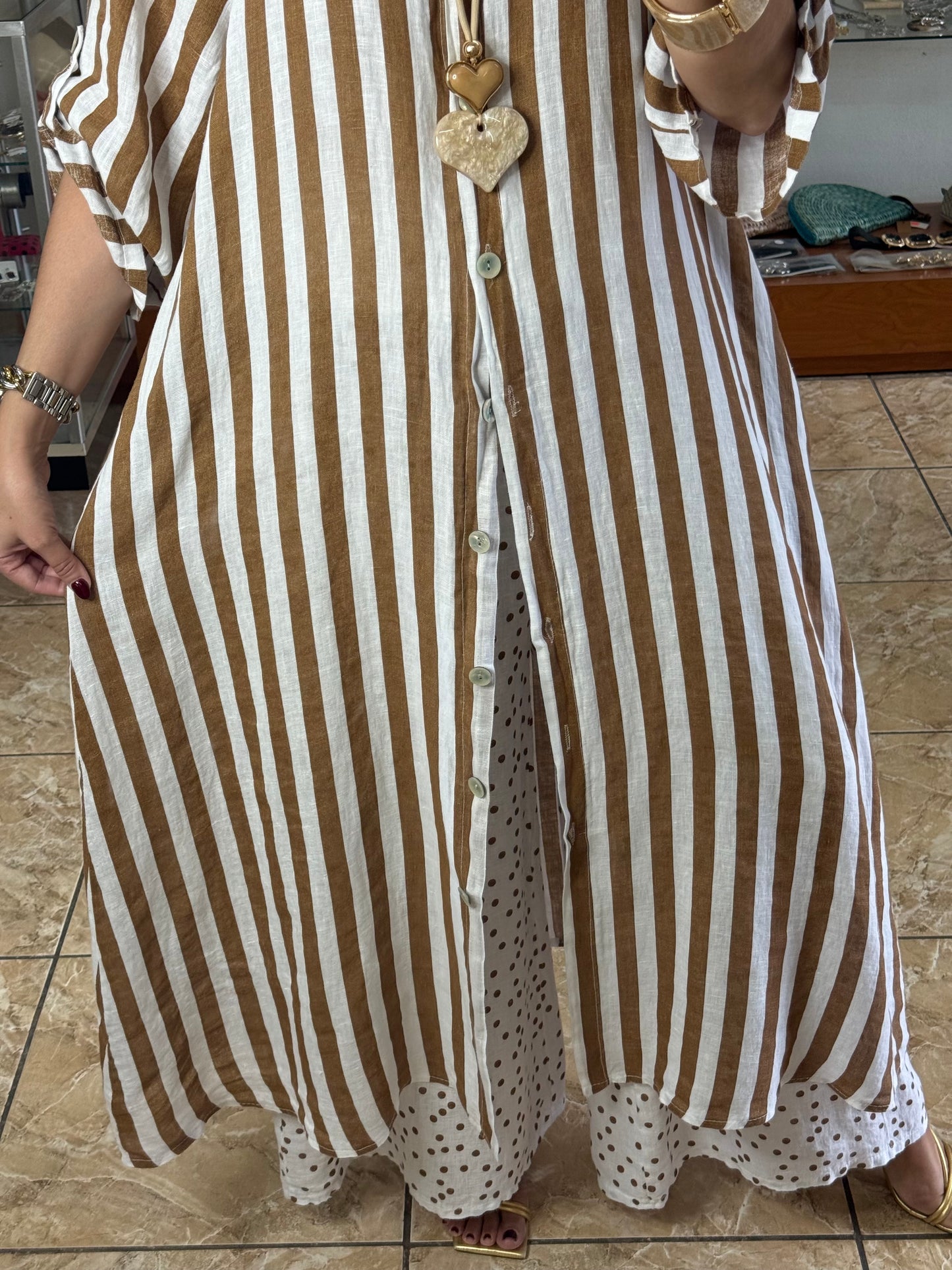 Stripes/Polkadots OS Linen Set (NO RETURNS OR EXCHANGE)