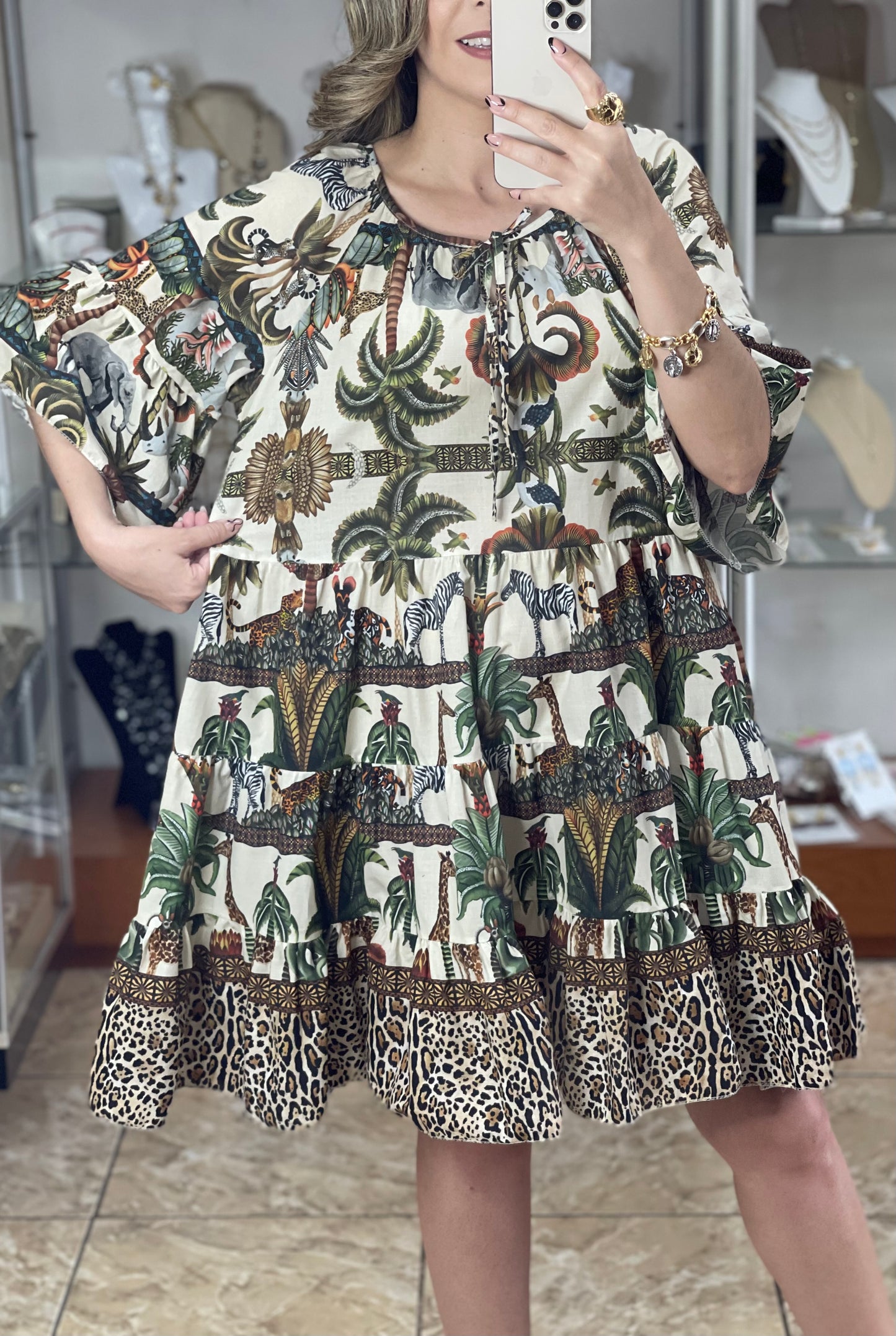 Safari OS Short Dress