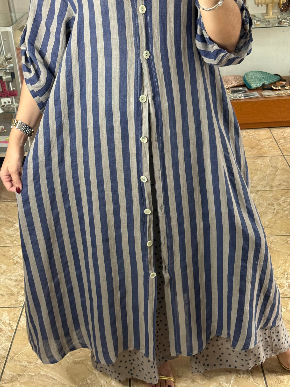 Stripes/Polkadots OS Linen Set (NO RETURNS OR EXCHANGE)