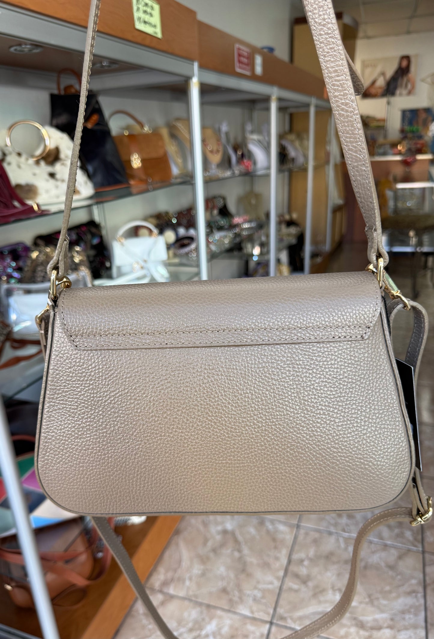 3 Color Leather Bag (FINAL SALE)