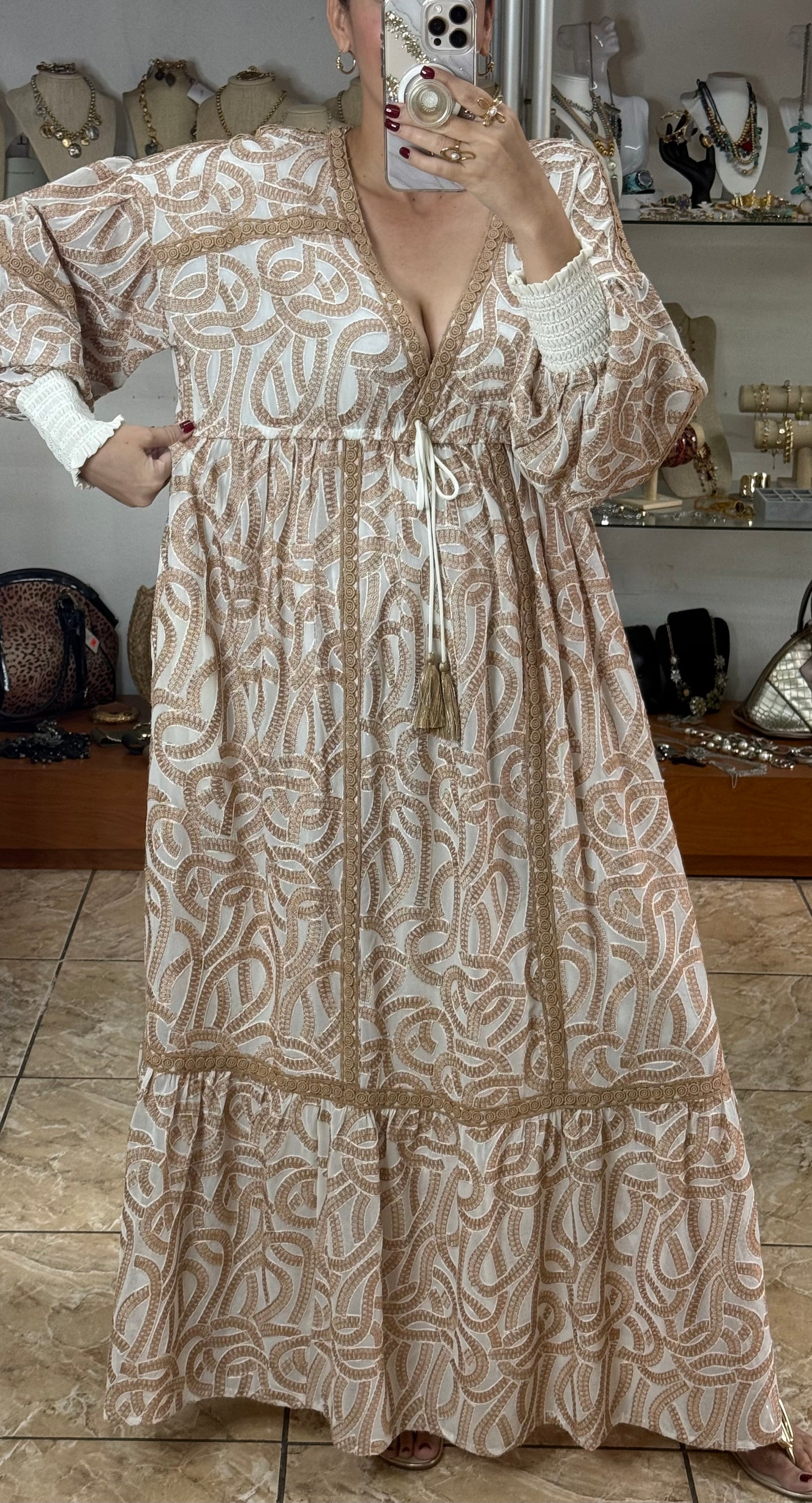 Hazal OS Maxi Dress (FINAL SALE)
