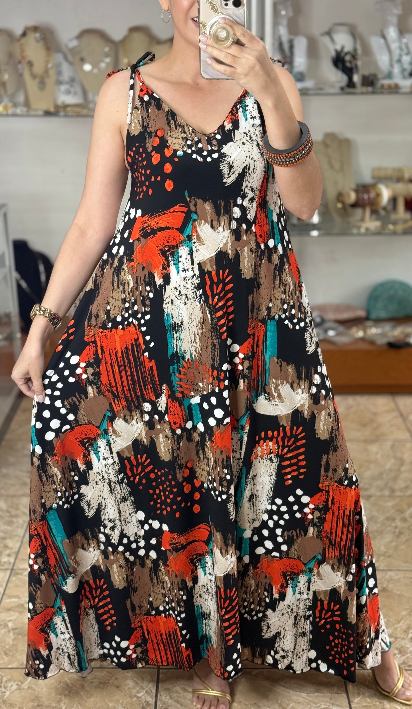 OS Margarita Maxi Dress by Pía Colors (NO RETURNS OR EXCHANGE)