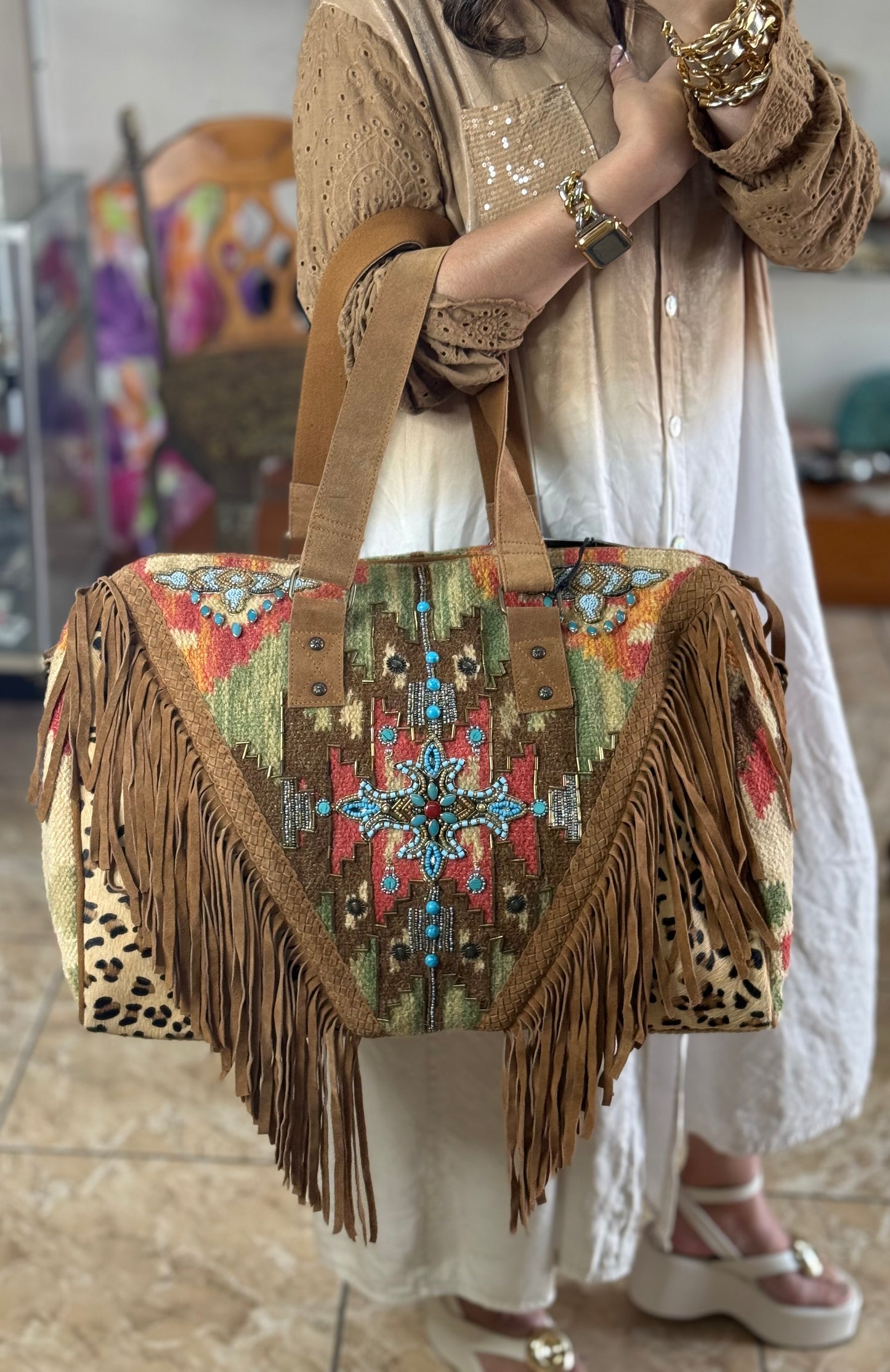 Boho Duffel Bag (FINAL SALE)