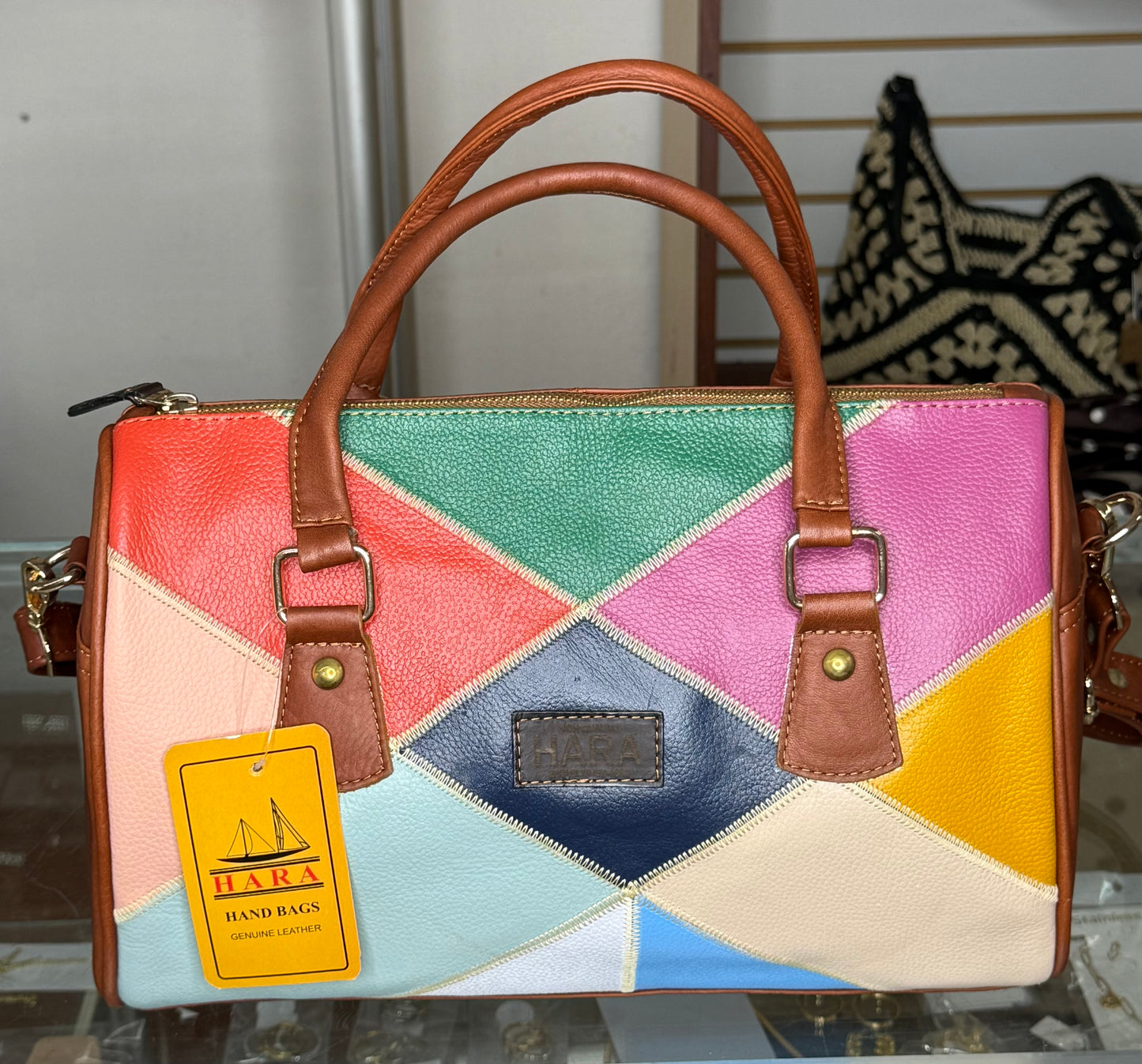 Brown Multi HARA Bag (FINAL SALE)