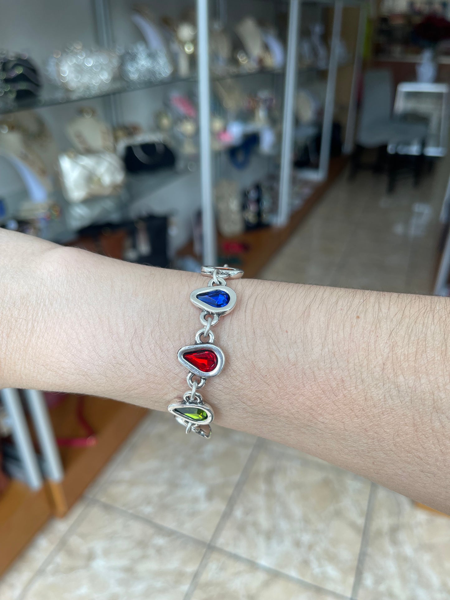 Multicolor Gems Bracelet