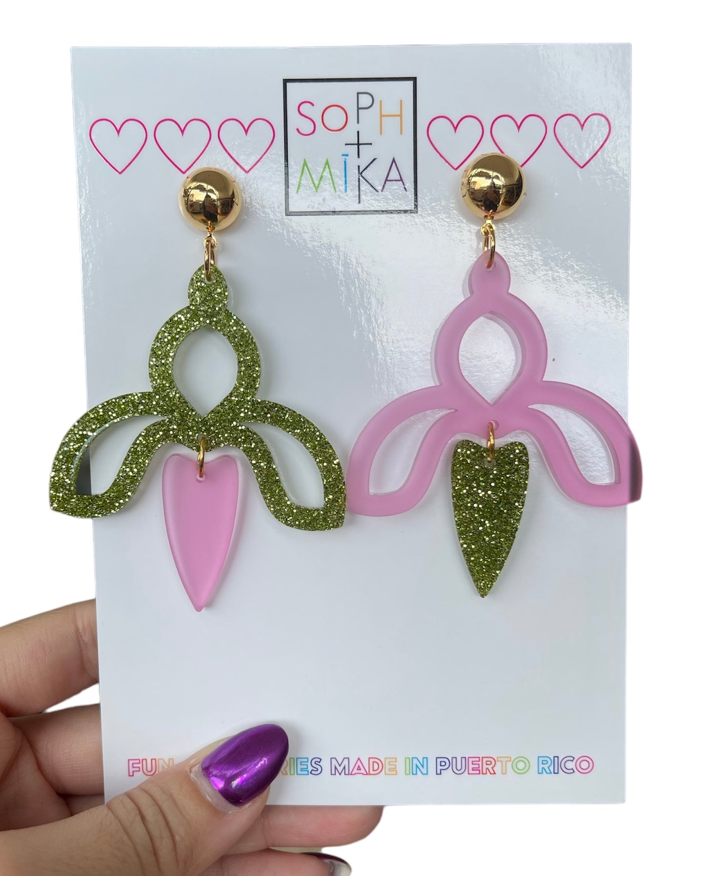 Orchid Earrings