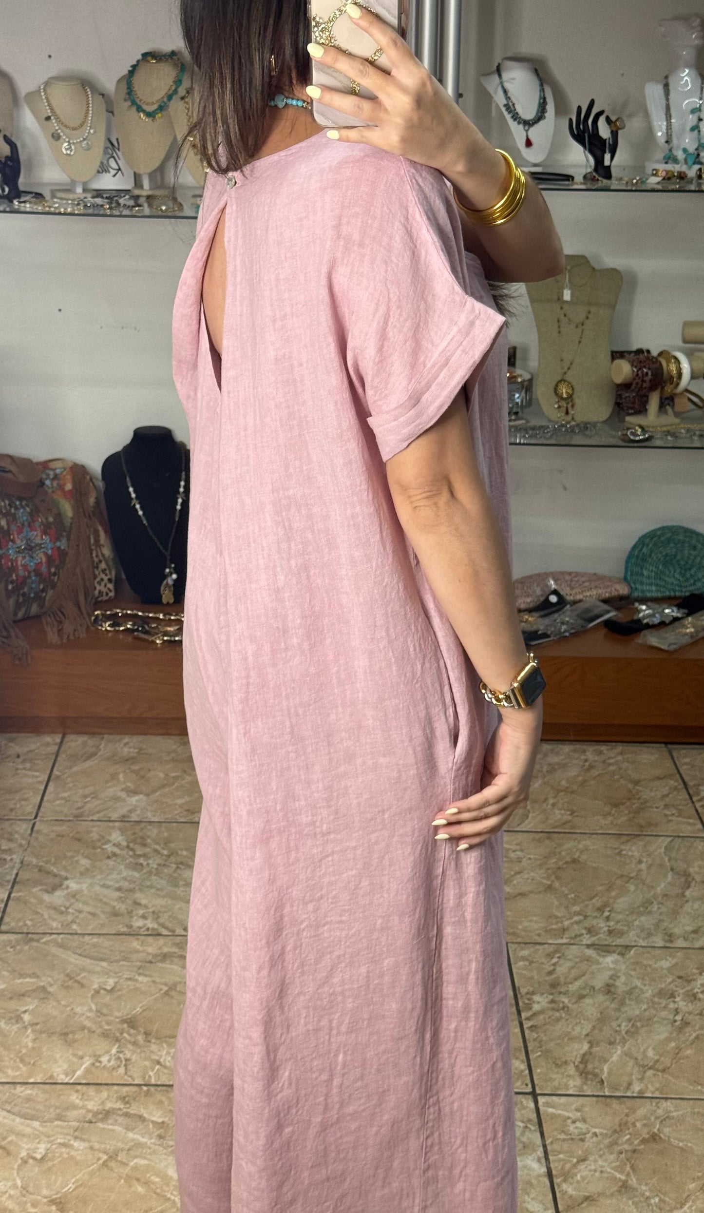 OS Linen Jumpsuit (NO RETURNS OR EXCHANGE)