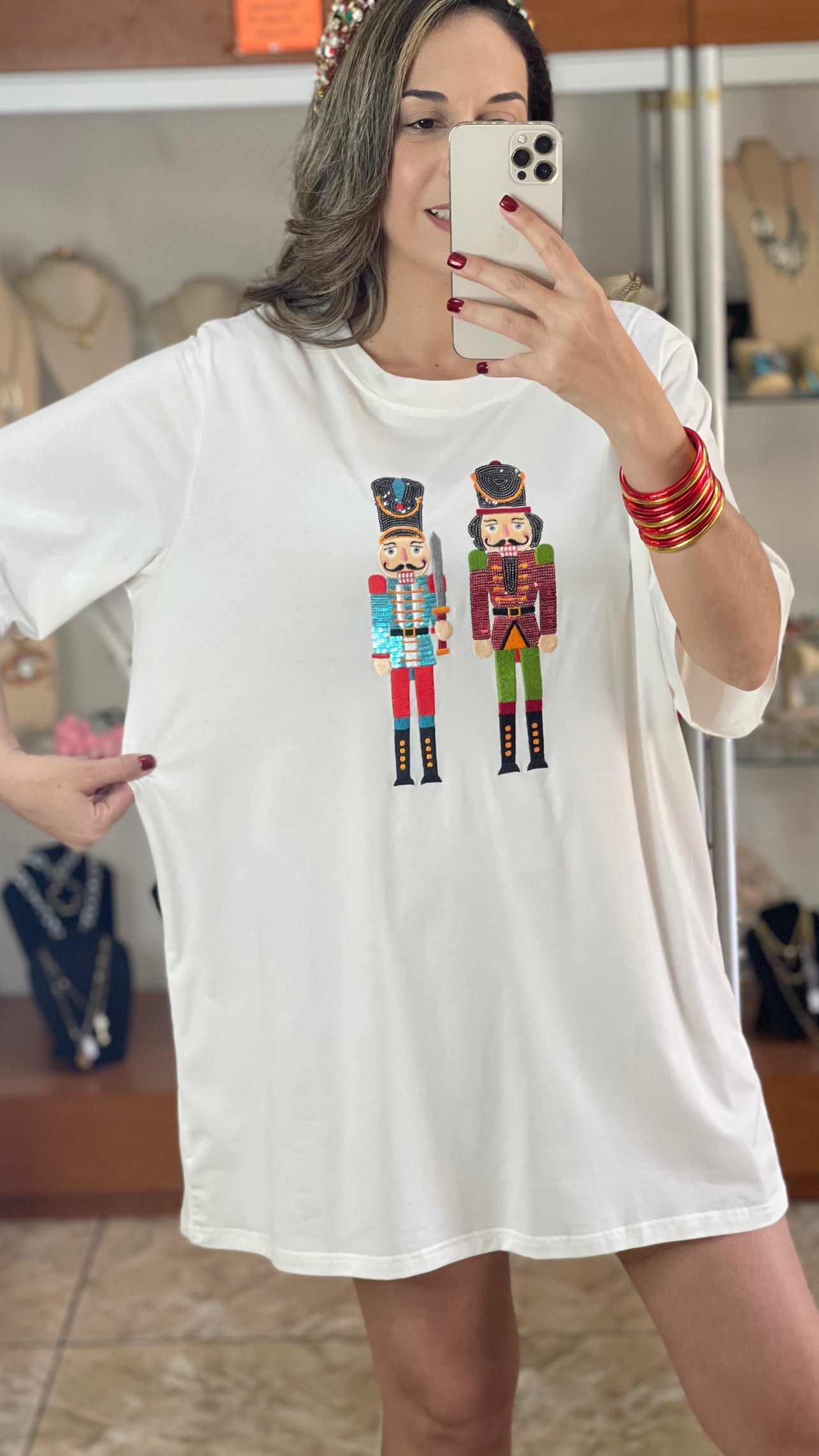 Nutcrackers T-Shirt Mini Dress