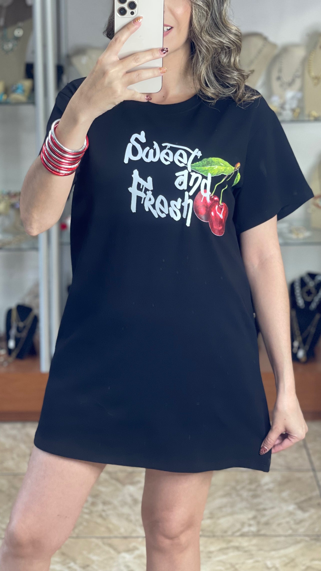 Sweet and Fresh T-Shirt Dress