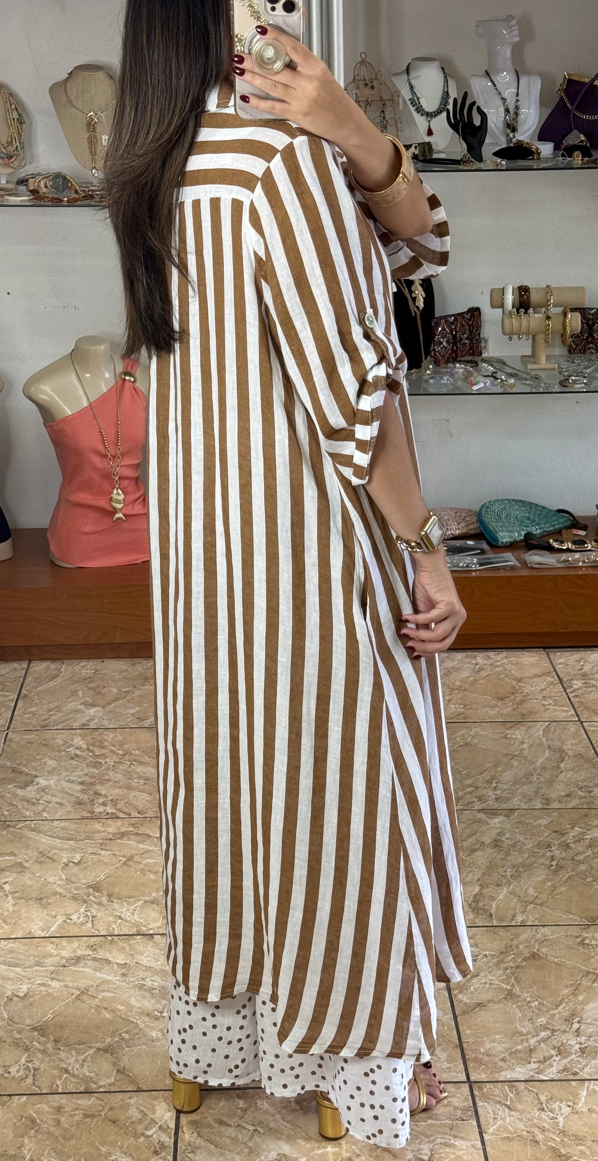 Stripes/Polkadots OS Linen Set (NO RETURNS OR EXCHANGE)
