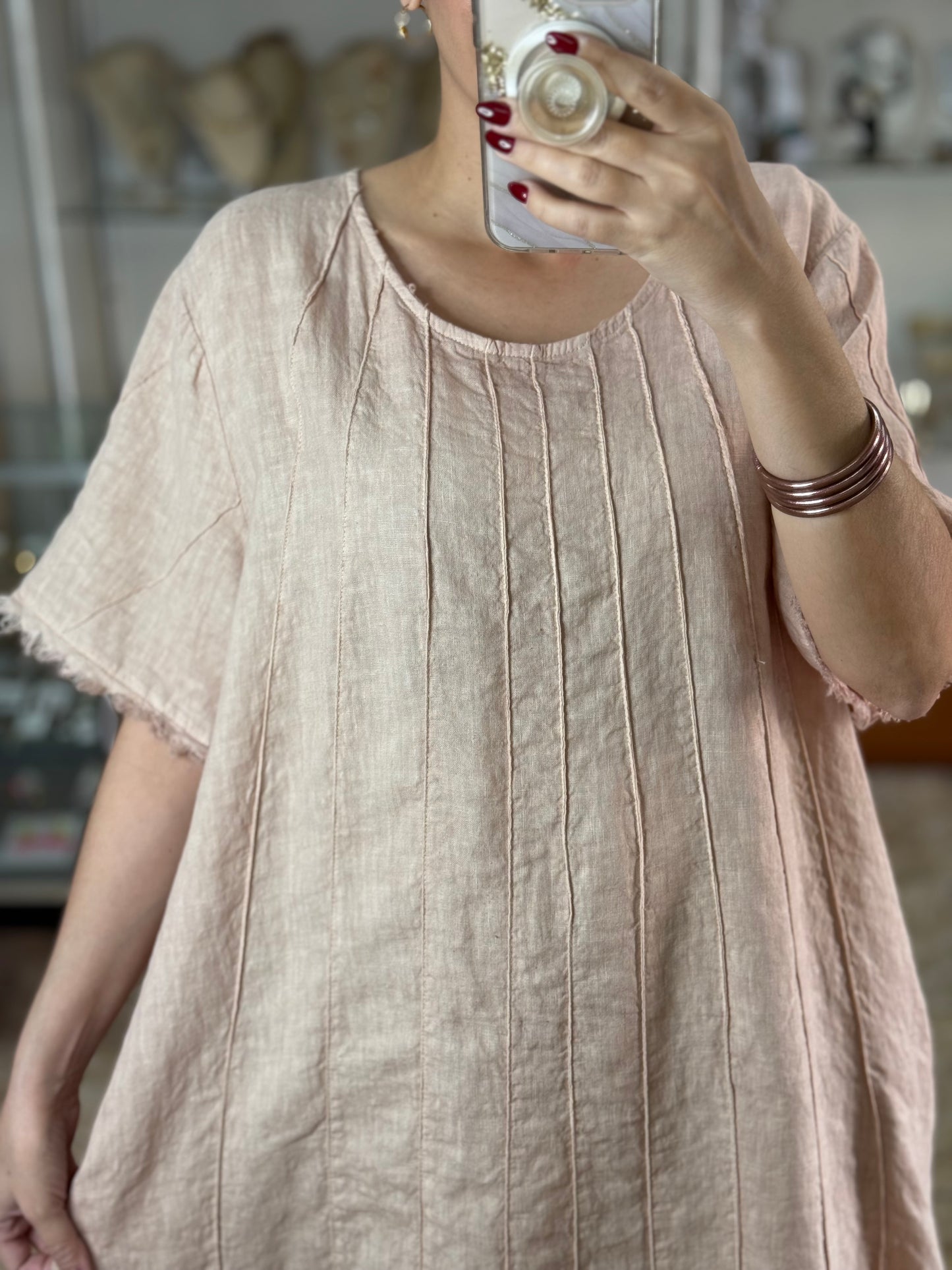 Linen OS Maxi Dress (FINAL SALE)