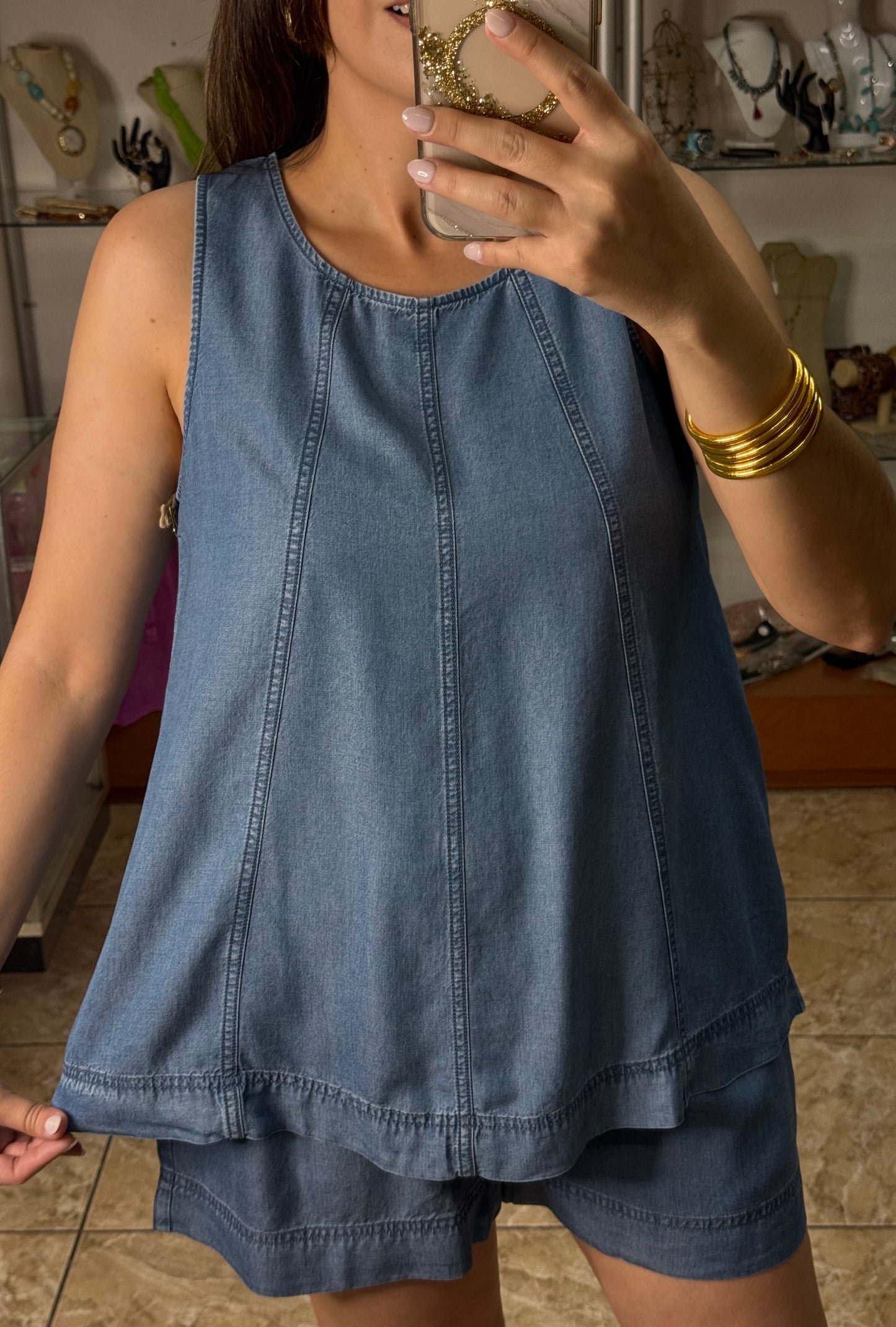 Tencel Top & Short Set (Regular & Plus)