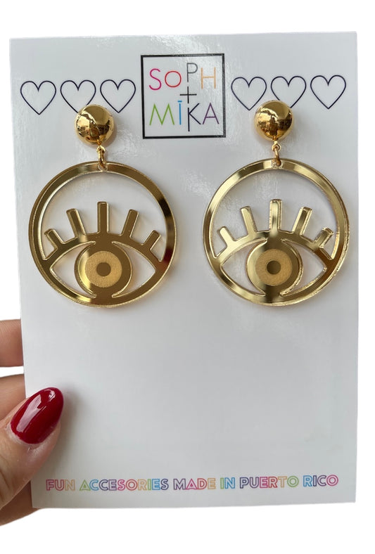 Evil Eye Earrings