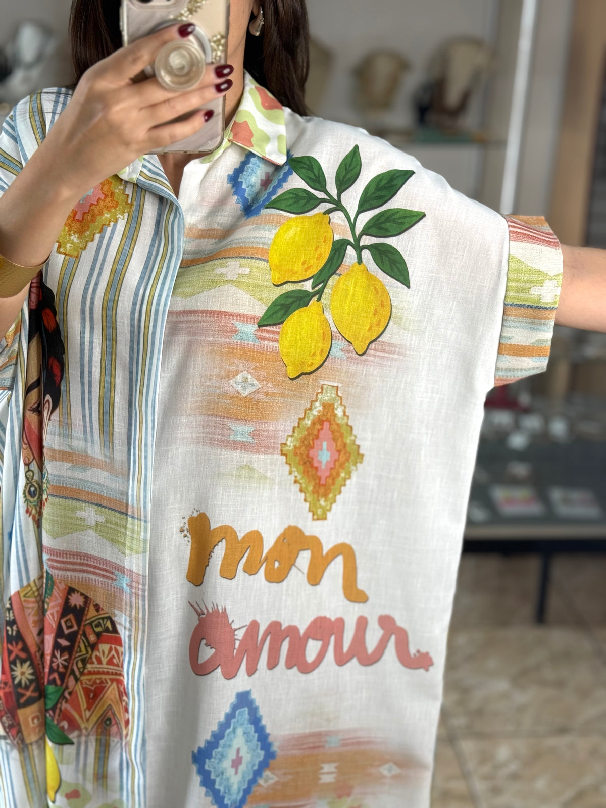 OS Frida Mon Amour Dress (NO RETURNS OR EXCHANGE)