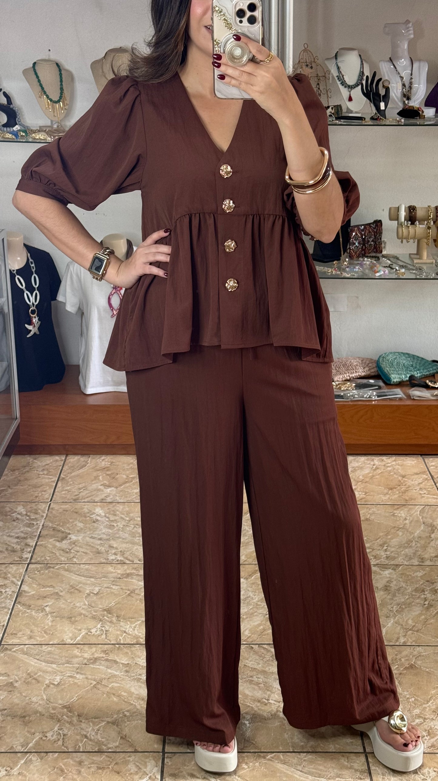 Celina Top & Pant Set