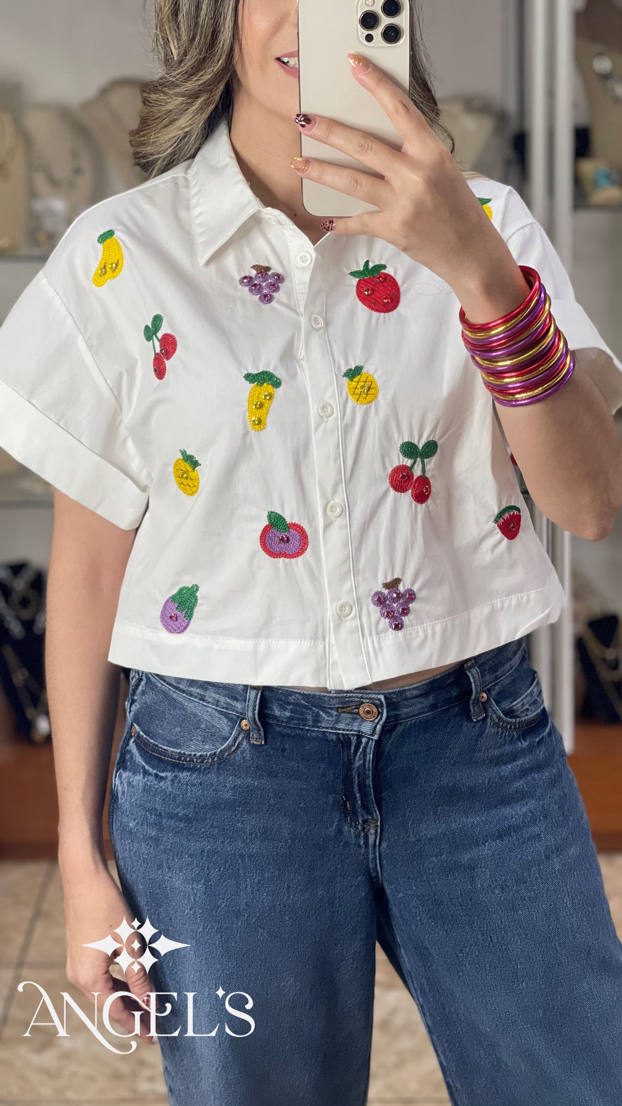 Fruits Crop Top