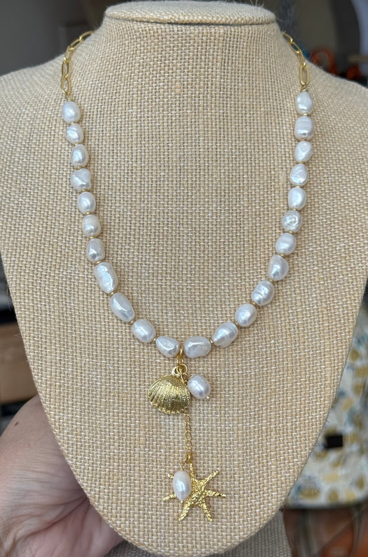 Ocean Pearl Necklace