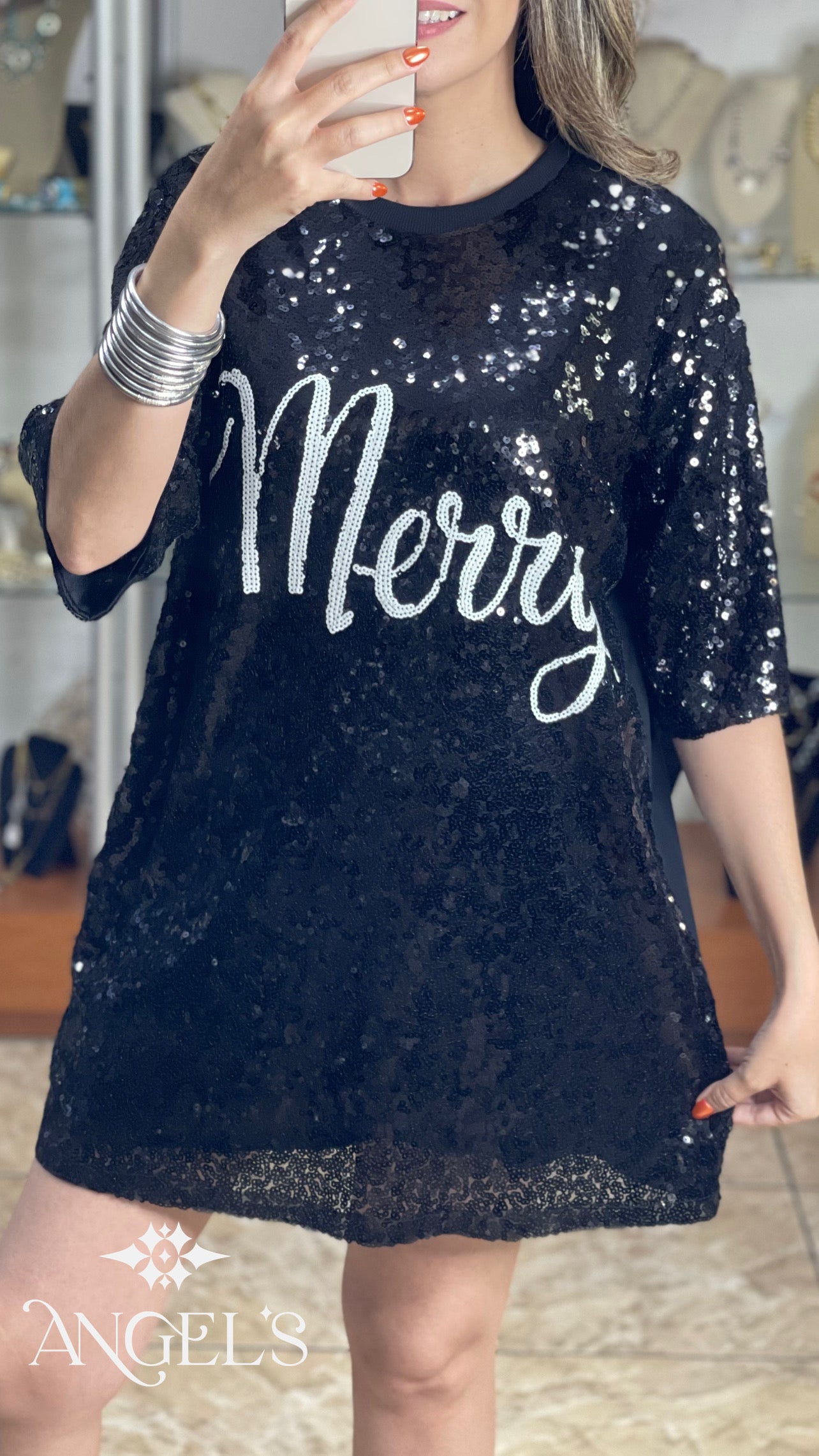 Merry OS Mini Dress