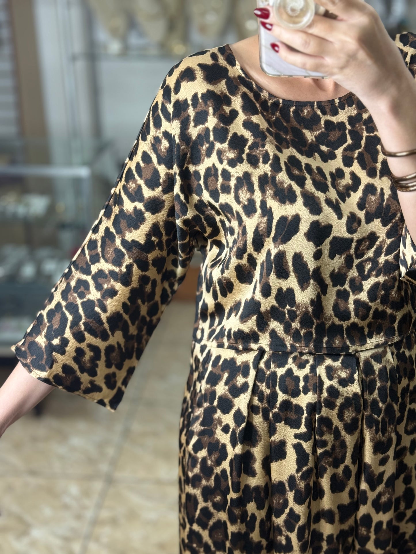 Leopard Top and Pant Set