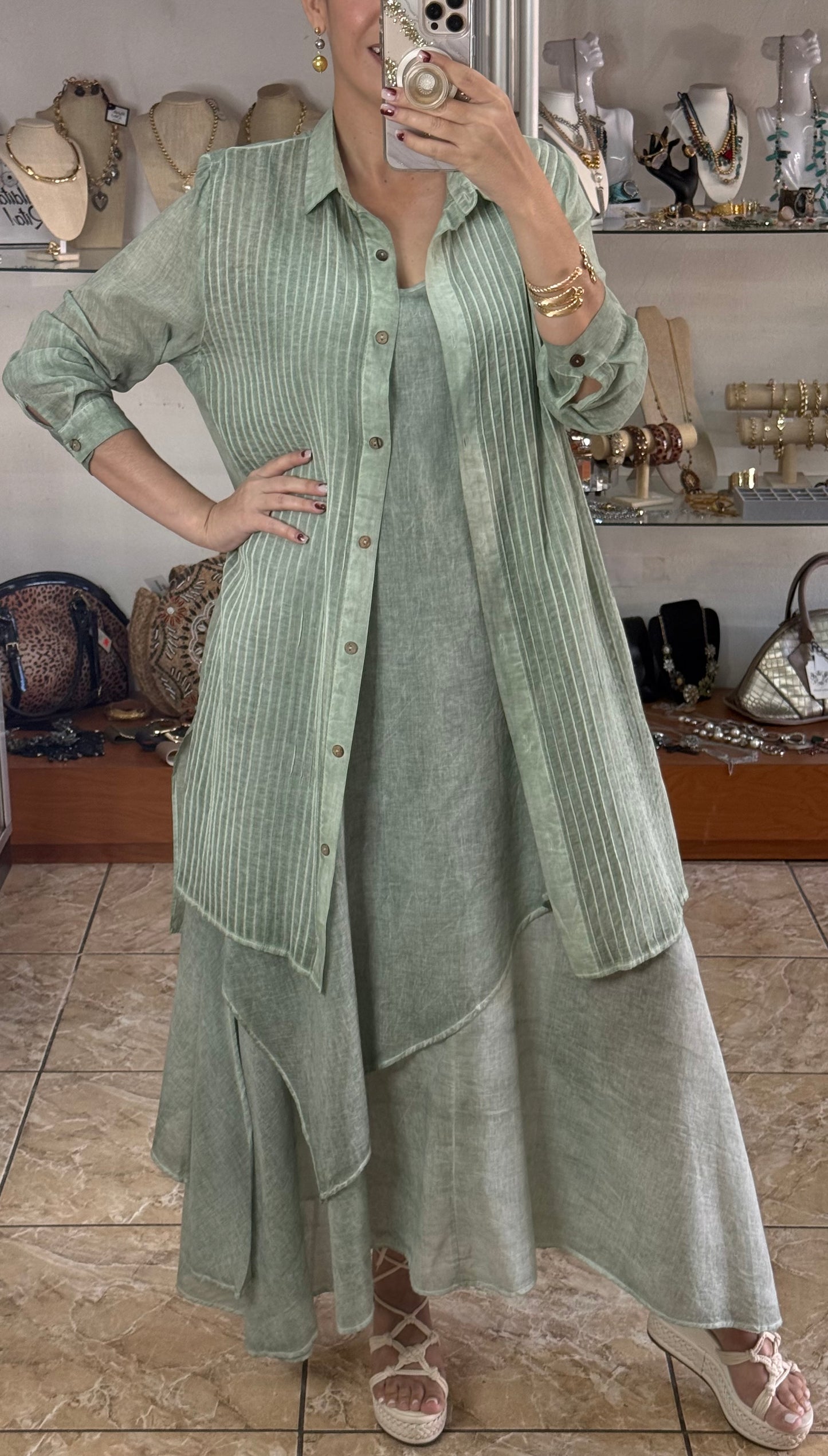 OS Dress and Coverup Set (FINAL SALE)