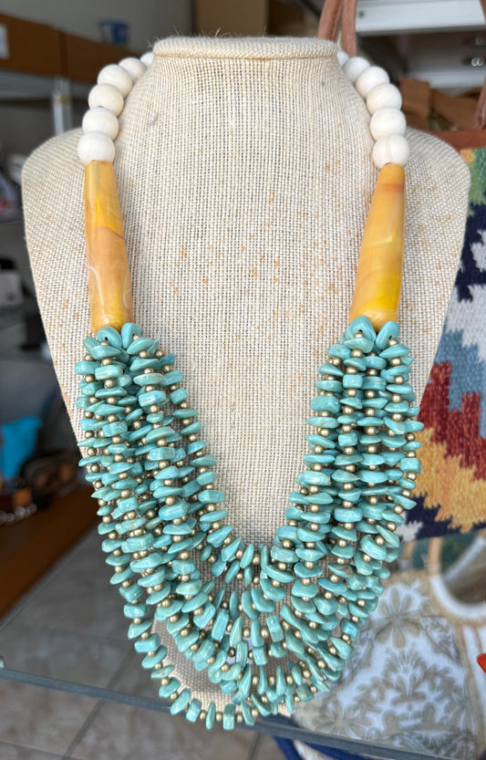 Lily Stones Necklace (FINAL SALE)