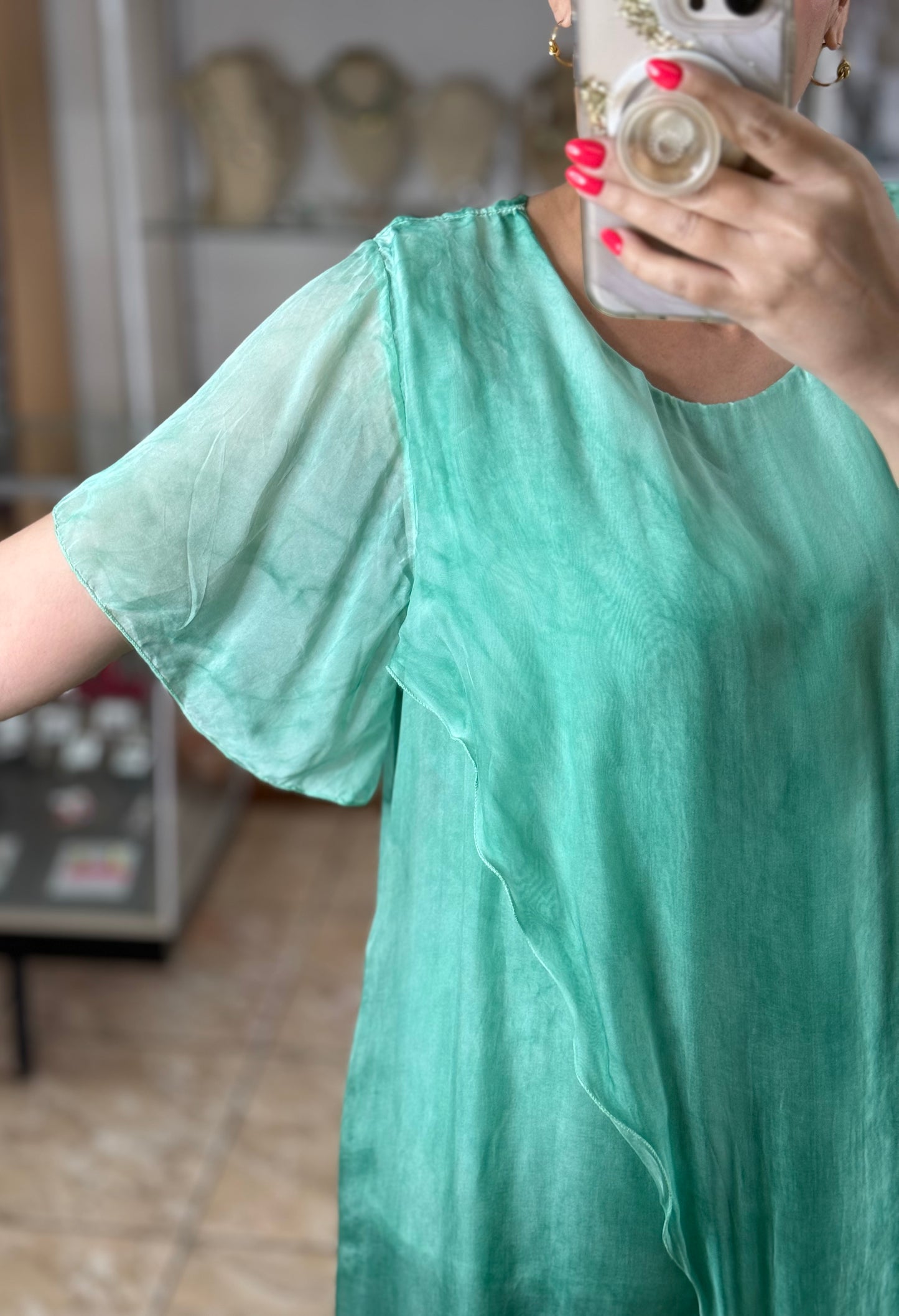 Silk OS Top and Pant Set (NO RETURNS OR EXCHANGE)