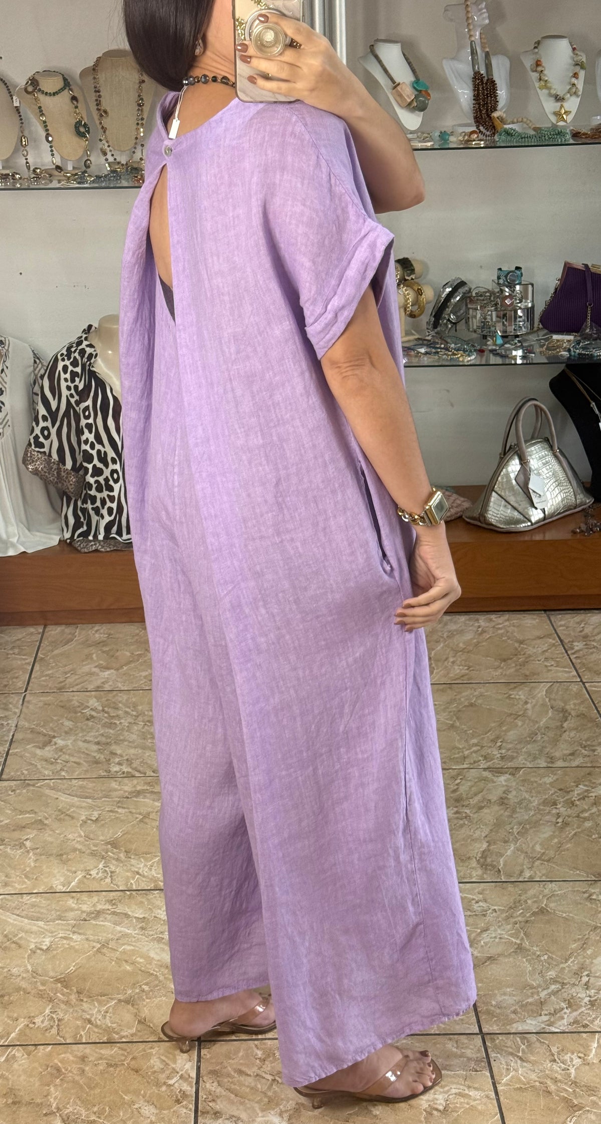 OS Linen Jumpsuit (NO RETURNS OR EXCHANGE)
