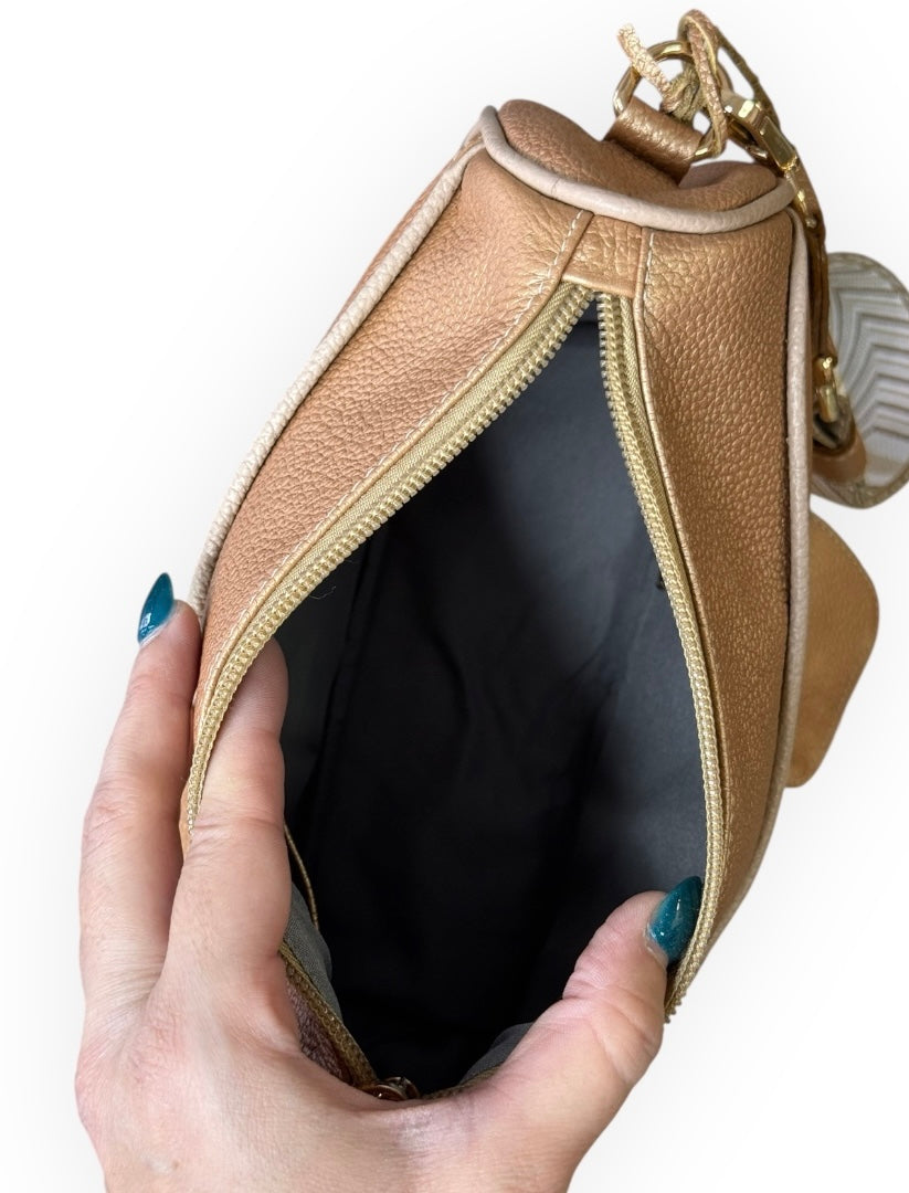 Hara Bronze Crossbody Bag