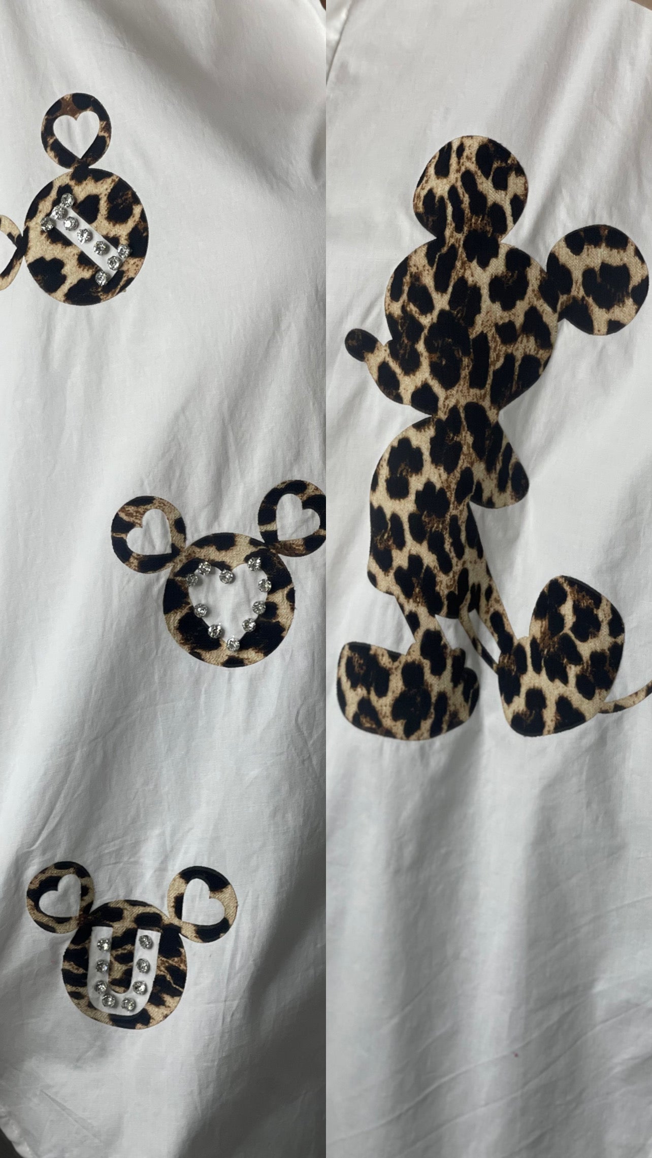 Mickey Leopard OS Tunic Top