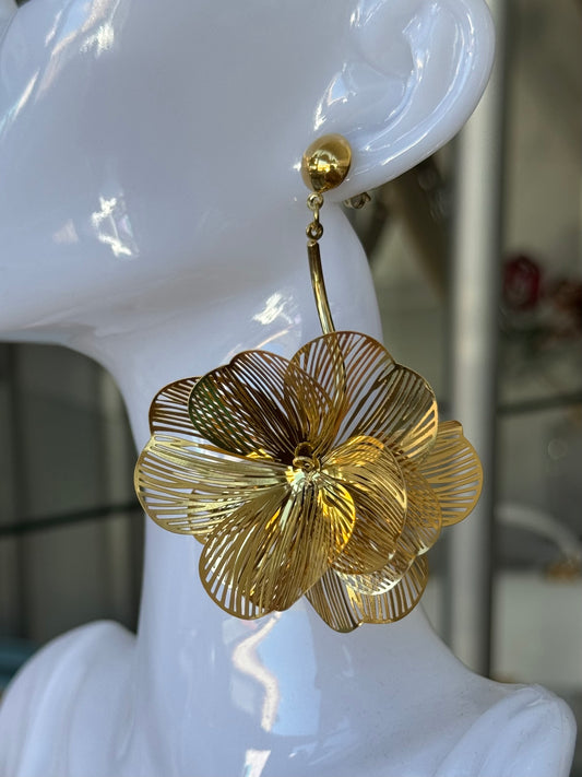 Big Flower Earrings