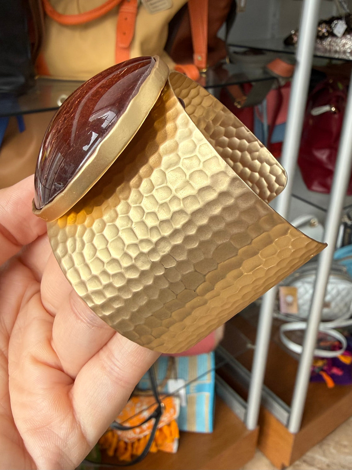 Gold Cuff Band Bracelet (FINAL SALE)