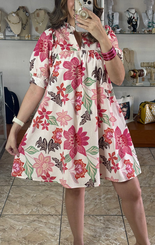 Rose Mix Doll Dress (FINAL SALE)